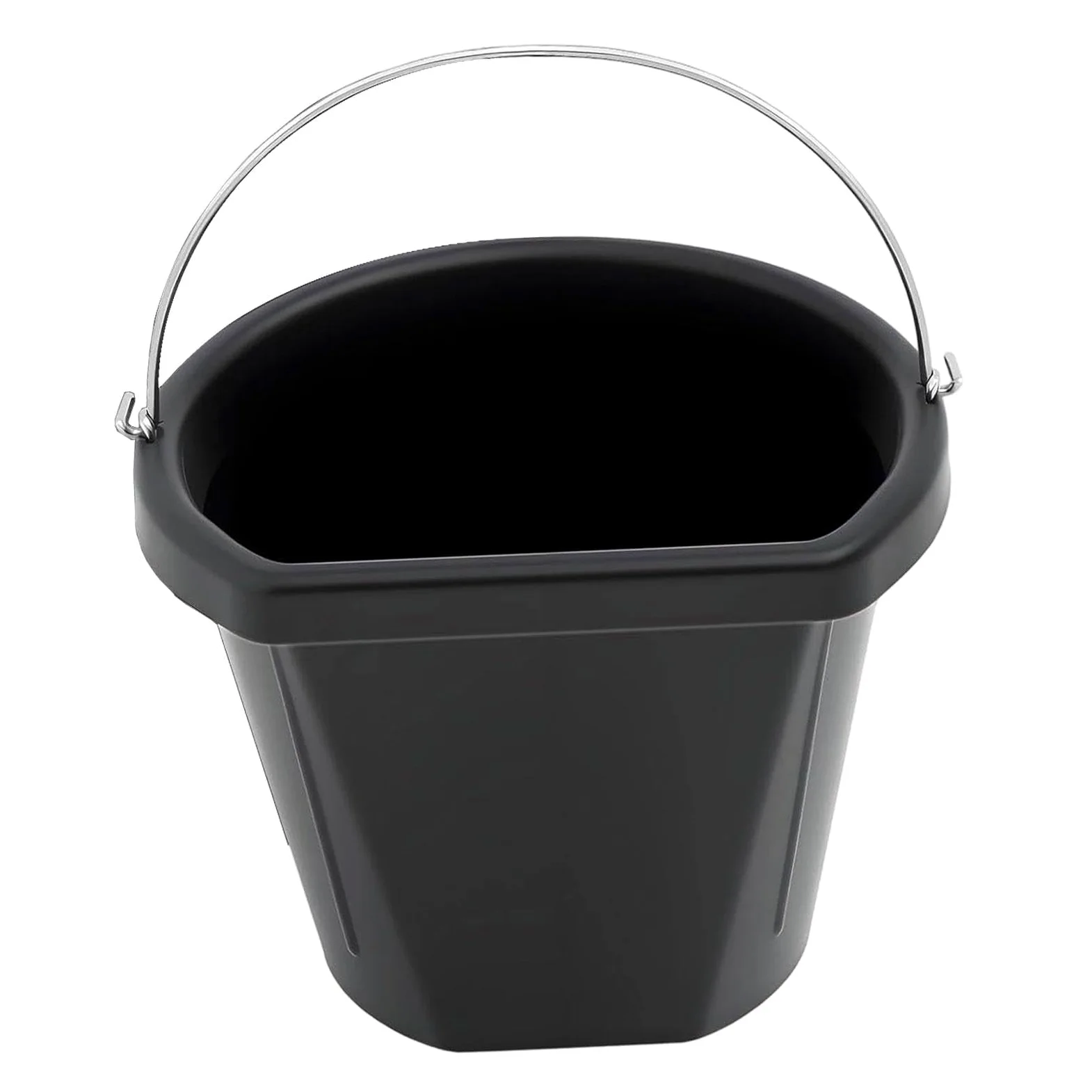MERIGLARE Cubo de alimentación para Caballos, comedero con asa, Resistente al Desgaste, para Colgar en el Patio, pastizales y zoológicos.