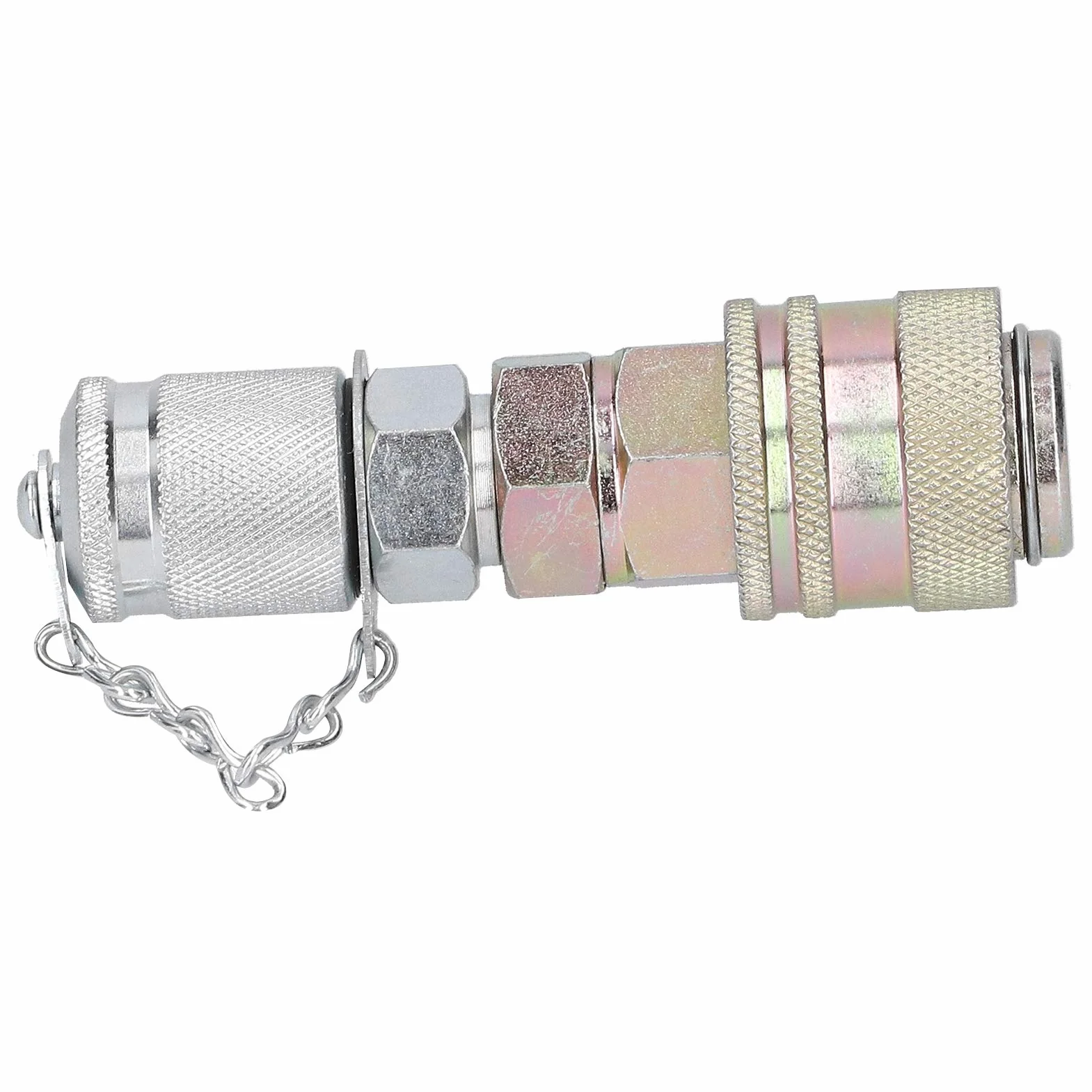 Conector de Acoplamiento Rápido Adaptador de Prueba de Presión Hidráulica G1/8 Resistente a Alta Presión