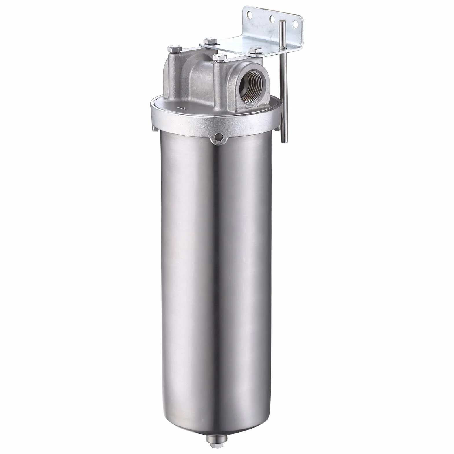 NSF Carcasa de filtro de acero inoxidable 304 para purificación de agua 10 pulgadas 3/4 NPT