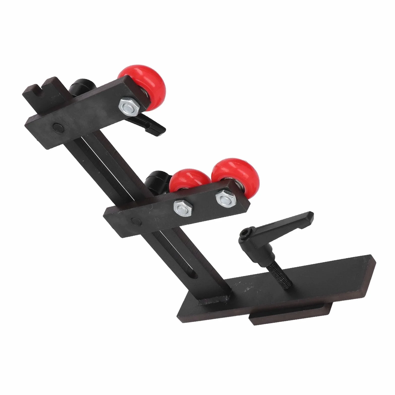 Torno de Madera Soporte Estable de Hierro Fundido con Estructura Estable para Piezas de Trabajo de Eje Largo para Carpintería, 10,6 X 7,9 Pulgadas