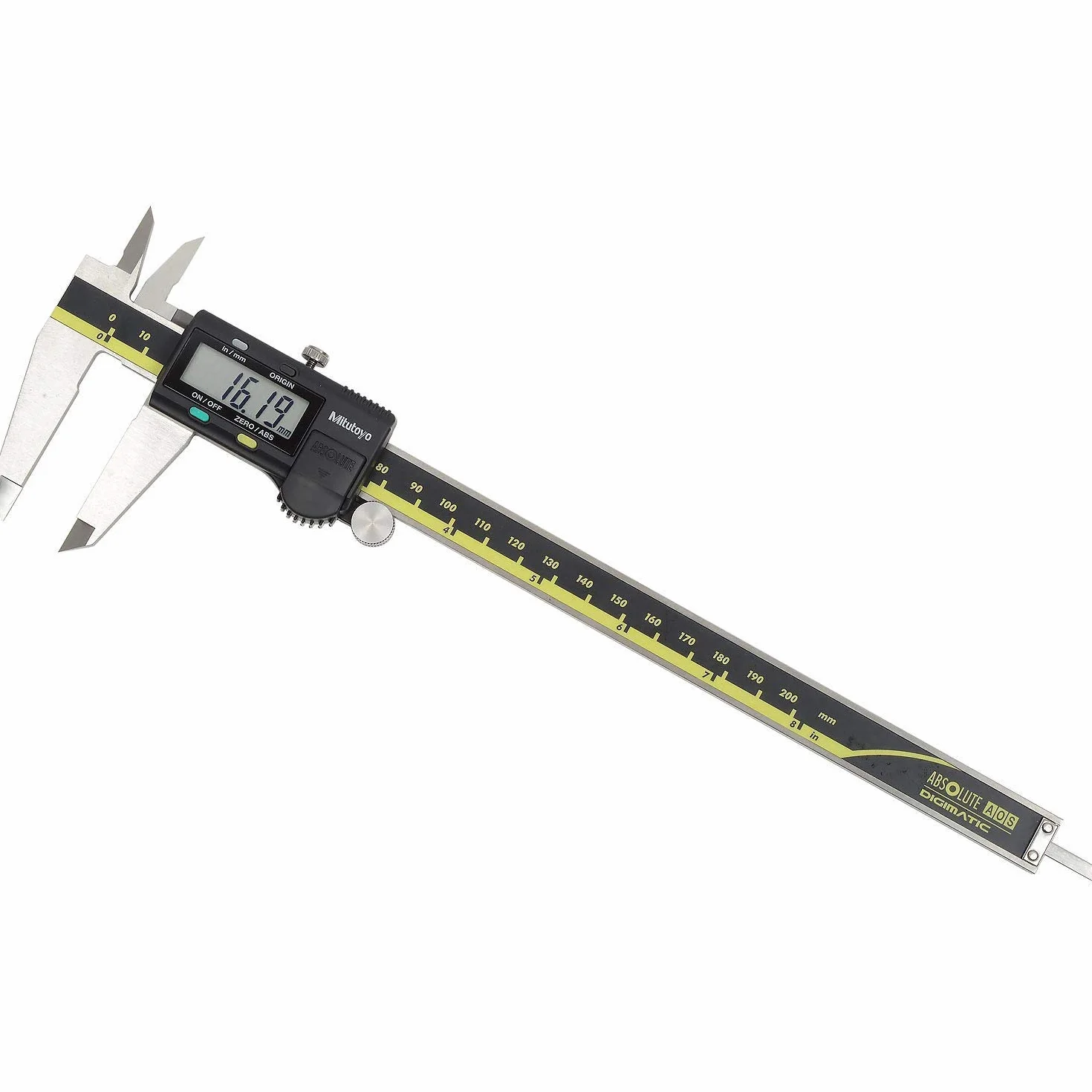 Mitutoyo 500 – 197 – 30 serie 500 Aos absoluta Digimatic pinzas con la exclusiva tecnología absoluta Codificar, 0 "-8"/0 Mm-200 mm gama