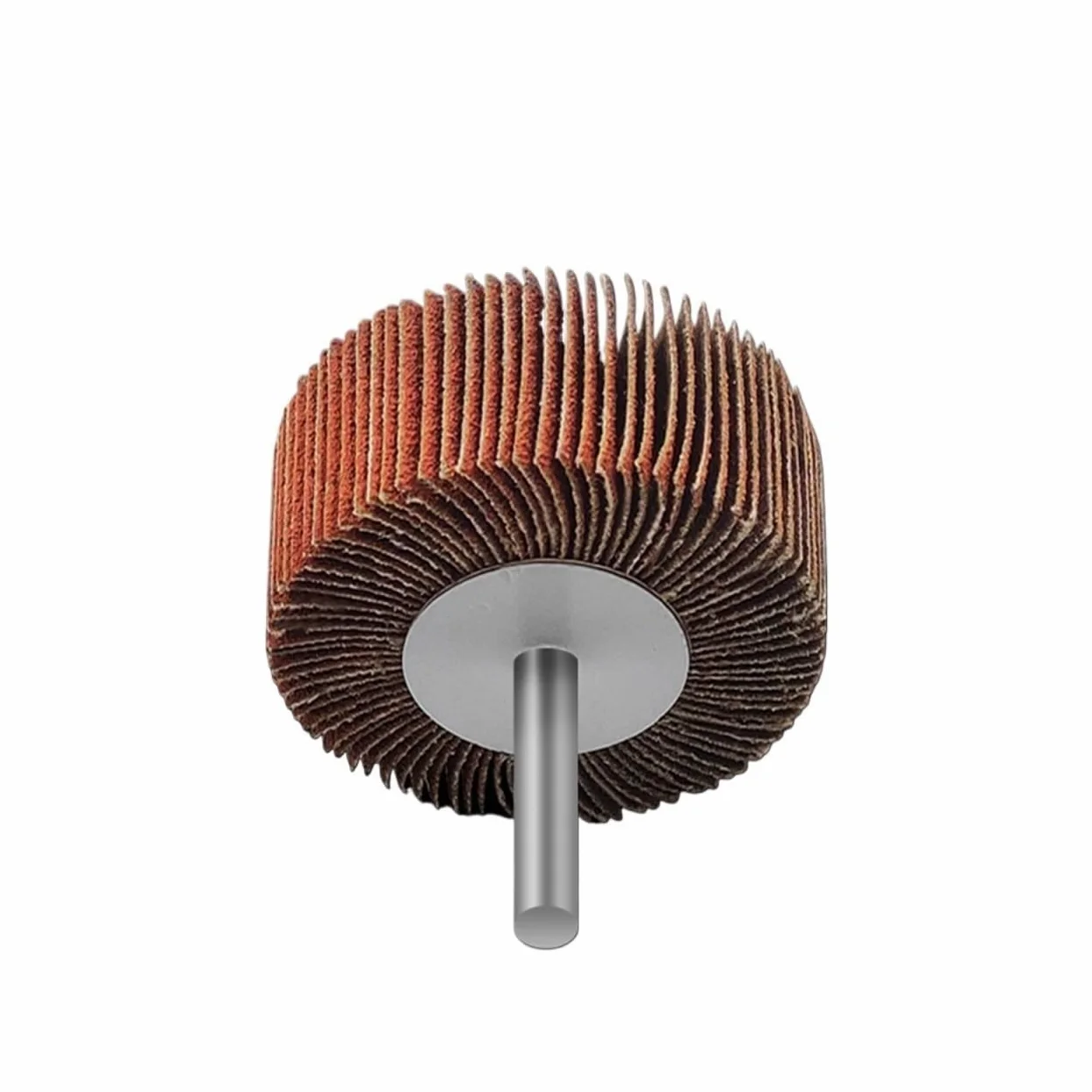 Juego de ruedas de aleta de 10 piezas con vástago de 1/4" | Material abrasivo de 20-80 * 25 mm for fabricación de metal(50x25x6mm,240 GRIT_10PCS)