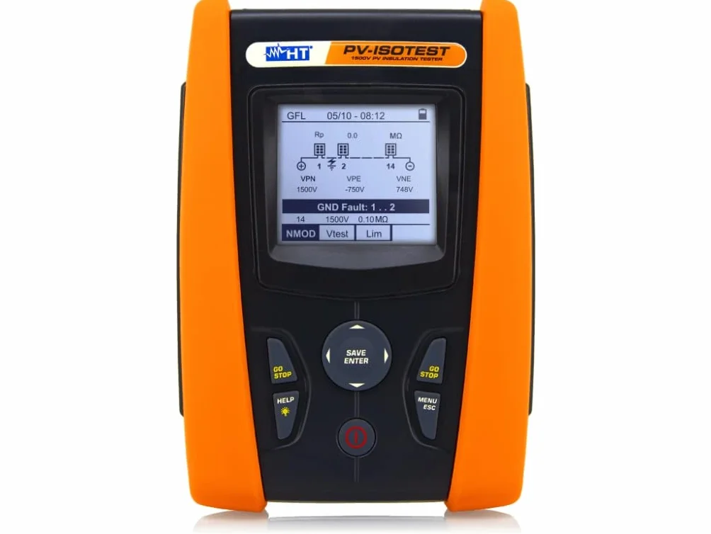 HT Instruments PV-ISOTEST Medidor de aislamiento 100 MΩ