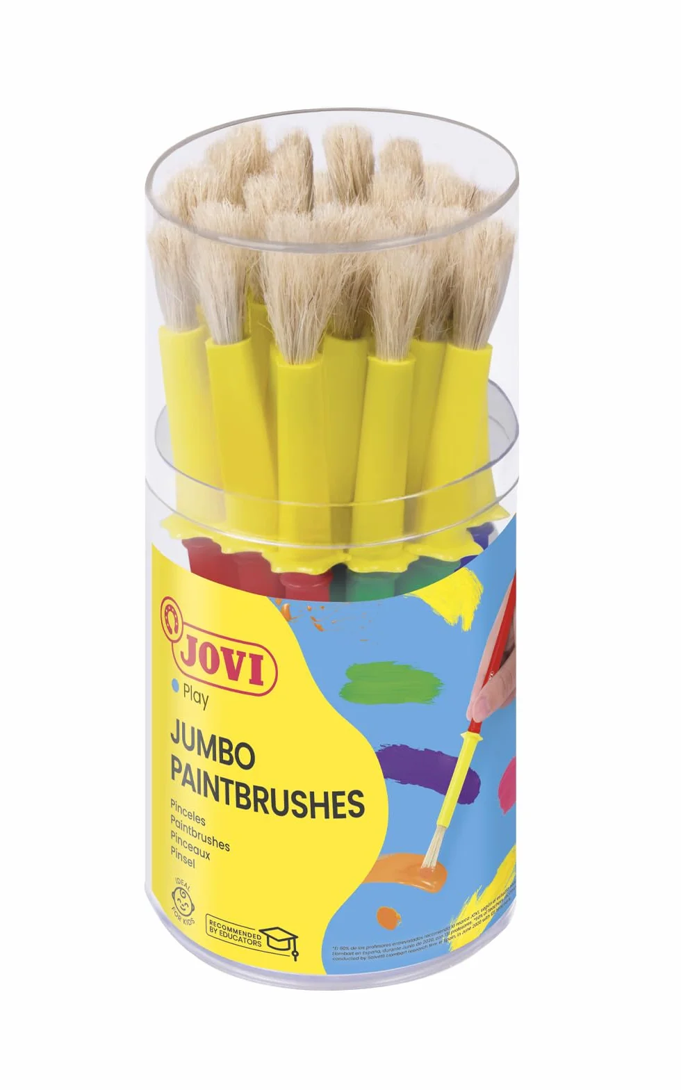 Jovi 806 Bote de 20 pinceles Material de Pintura para Manualidades Dibujo