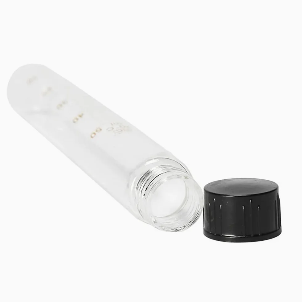 Equipos y suministros de laboratorio Tubo de centrífuga vidrio con tapa rosca, graduado, y fondo redondo, 6 unidades (20-25-30-50 ml)