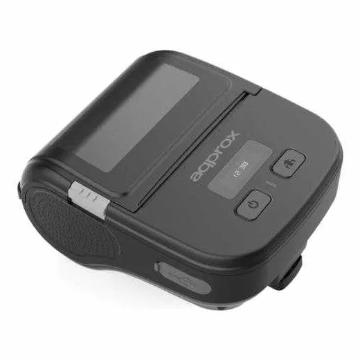 Genérico Approx APPPOS80PORTABLE Impresora Térmica de Recibos de 80mm. Inalámbrica Bluetooth con Batería Recargable
