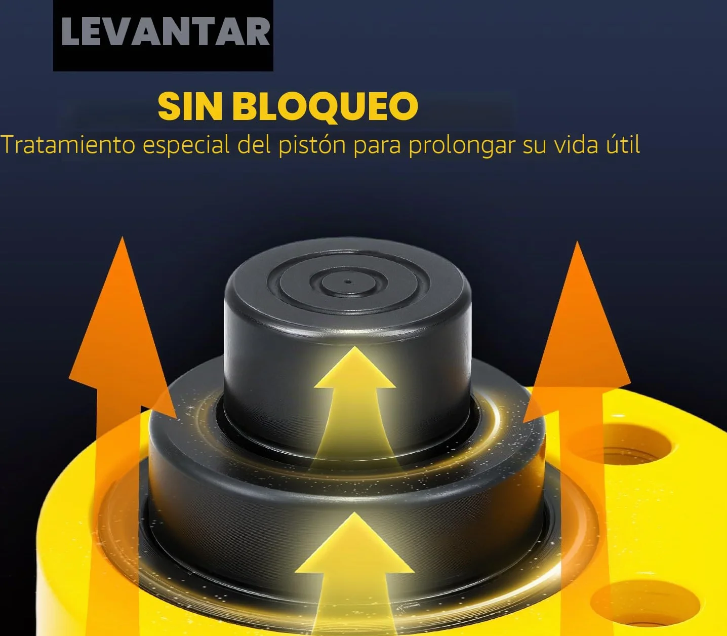 CGOLDENWALL Gato Hidráulico 10T con Bomba CP-180, 26mm Carrera, 51mm Altura Propia, Área Efectiva 11.3cm², para Maquinaria de Construcción (DFPY-10T+CP-180)