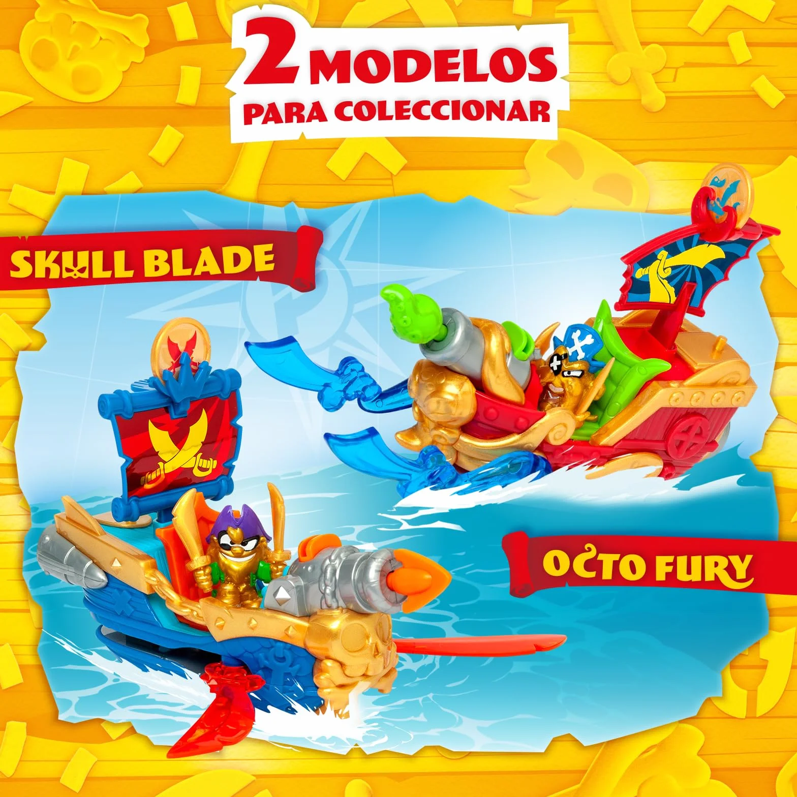 PIRATIX Adventure World Octo Fury Barco Pirata Pulpo con Poderes Ocultos