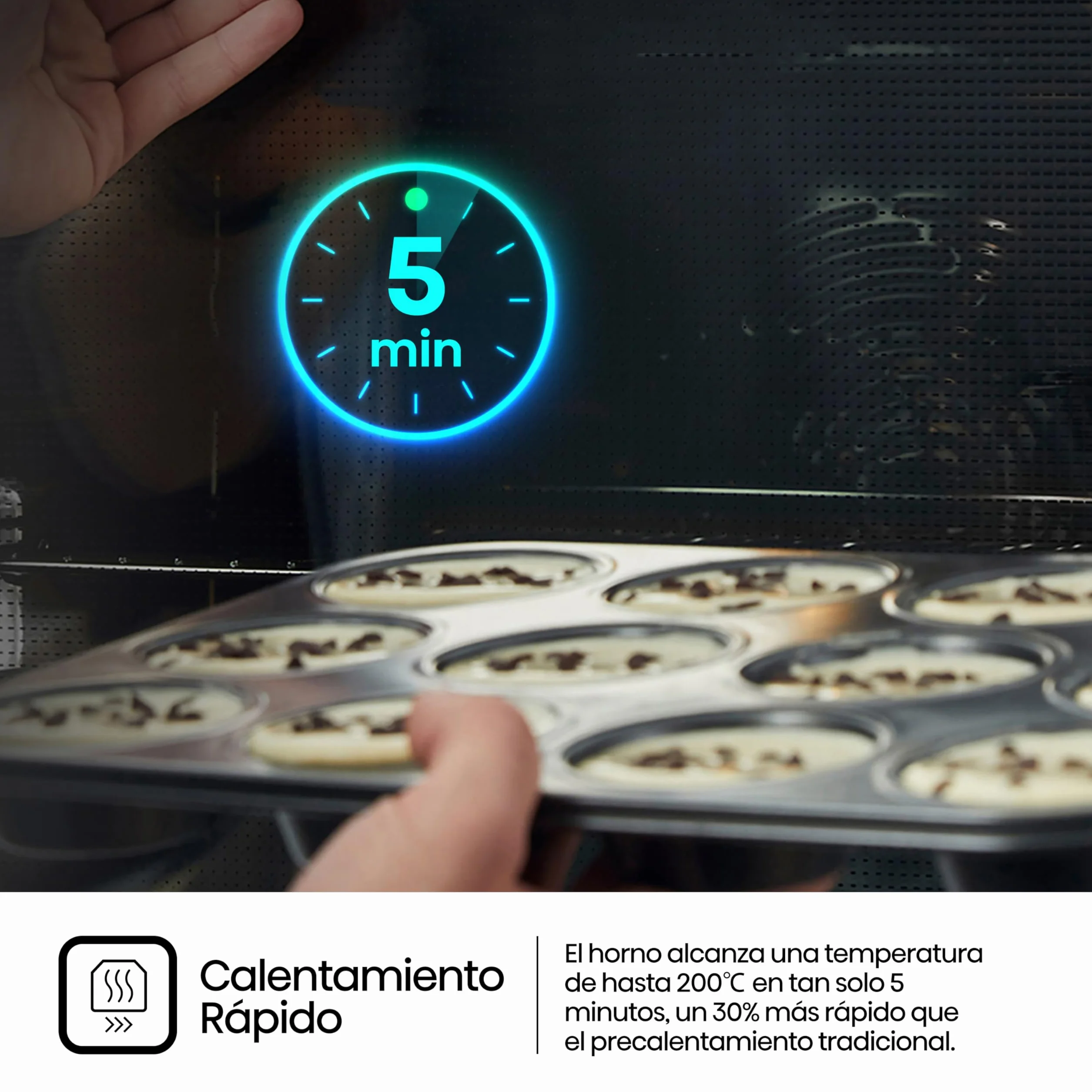 Hisense Horno Multifunción Empotrable 77L Pirolítico Guía Telescópica Air Fry