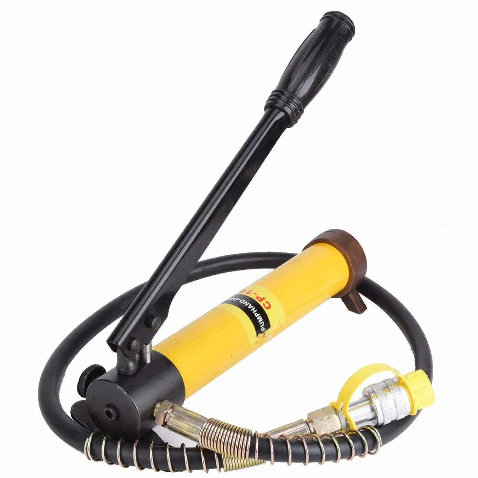 Gato hidráulico, gato corto de 10T + juego de bomba hidráulica manual, herramienta de mango de elevación de acero para reparación de automóviles
