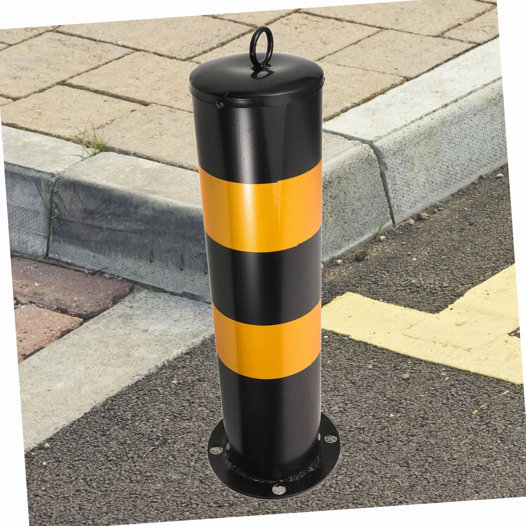 PRETYZOOM Columna de Advertencia Inoxidable Alta Poste de Seguridad para Aparcamiento