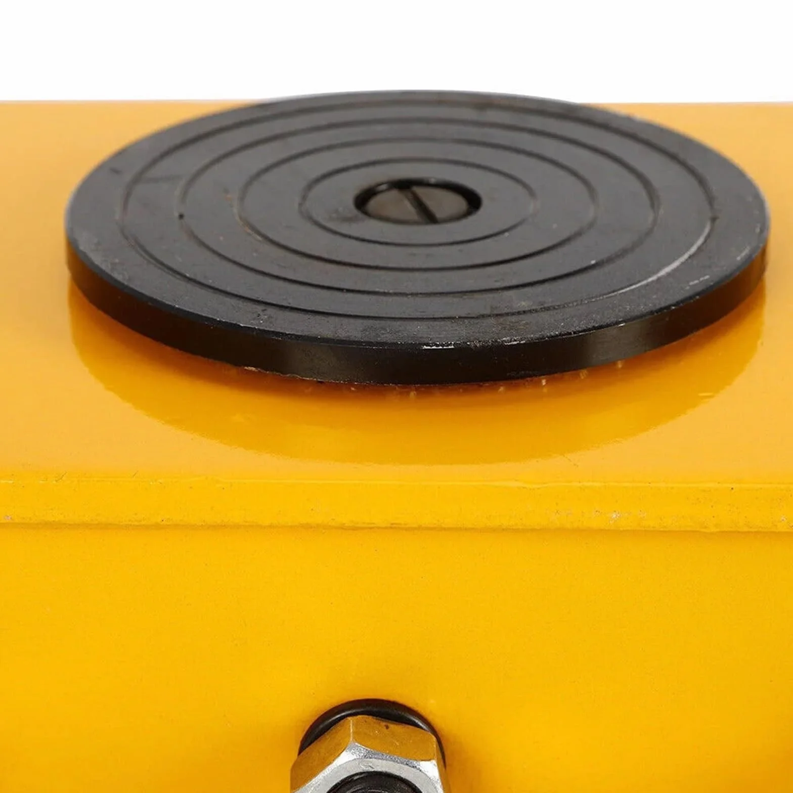 Patín de Transporte de Maquinaria Transportador de maquinaria Industrial de 13200 LB, máquina de Servicio Pesado, 4 Rodillos, Plataforma rodante de 6, 8 y 12 toneladas(Yellow,8T 17600 lbs)