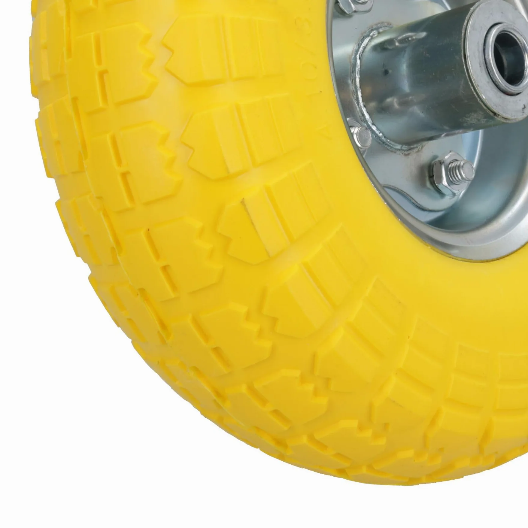Rueda de carro de 10 pulgadas, a prueba de pinchazos, 16 mm, diámetro de 150 kg, 4 unidades