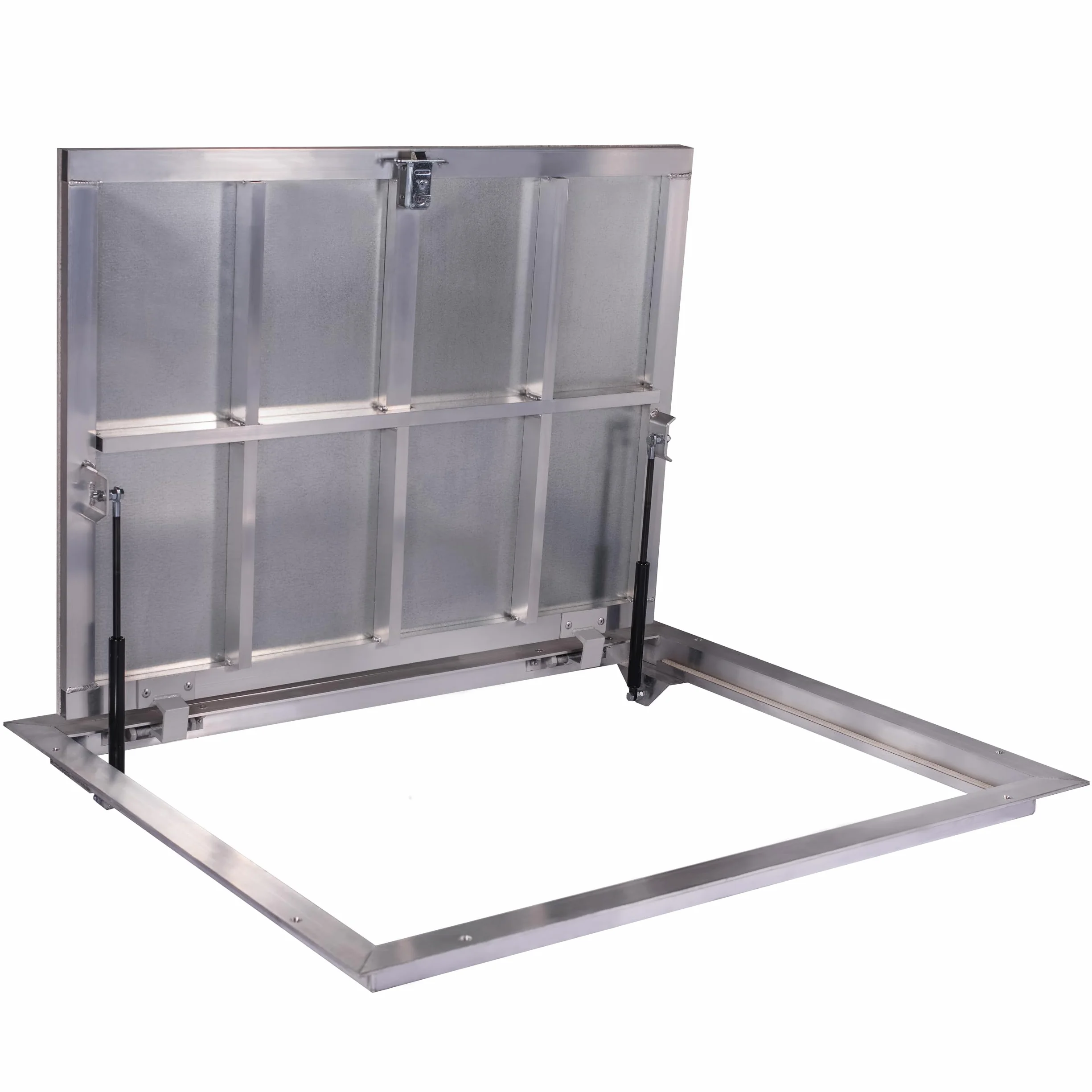 Trampilla de suelo Aluminio 800 mm x 900 mm(P) Tapa de Registro Tapa de Pozo Puerta de Inspección Tapa de Escotilla