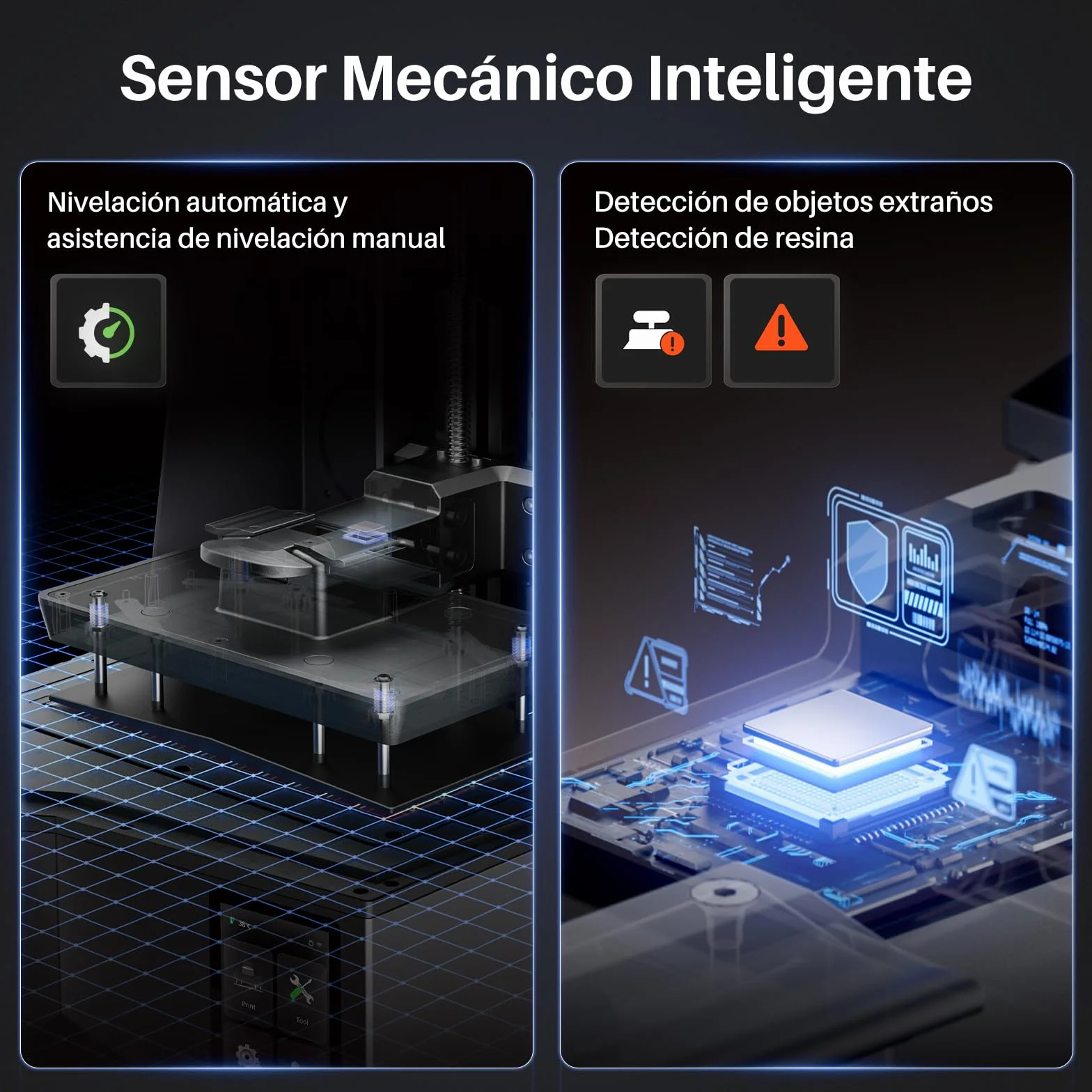 ELEGOO Saturn 4 Ultra 16K Impresora 3D Resina, Calentador de Tanque Inteligente, Impresión de 150 mm/h, Cámara AI con Luz, Impresión en Clúster WiFi, Gran Tamaño de Impresión: 211,68118,37x220 mm³