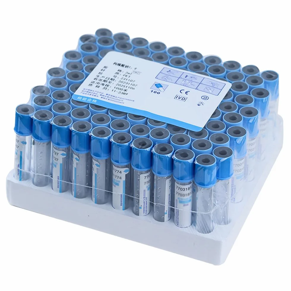 Tubos de extracción de sangre al vacío, citrato de sodio desechable para uso en laboratorio, compatibles con sistemas estándar de recogida de sangre