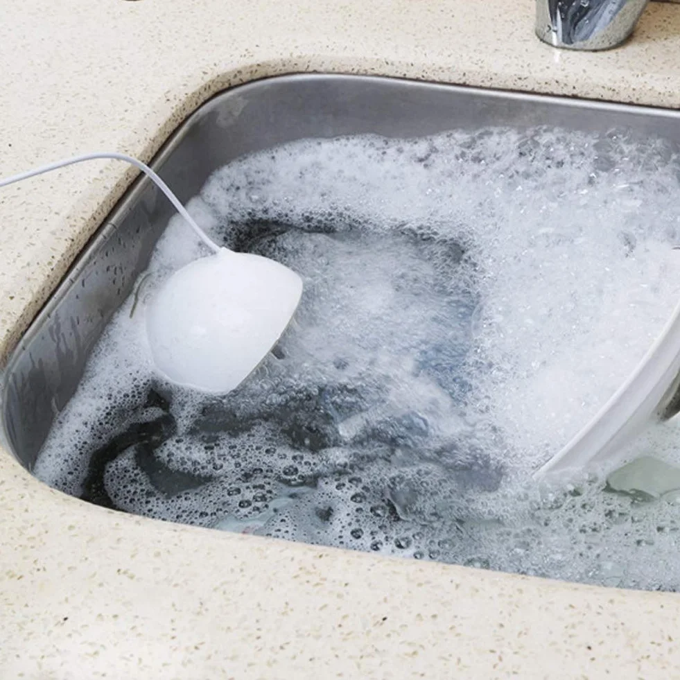 Lavavajillas ultrasónico portátil recargable USB multifuncional para el hogar rojo