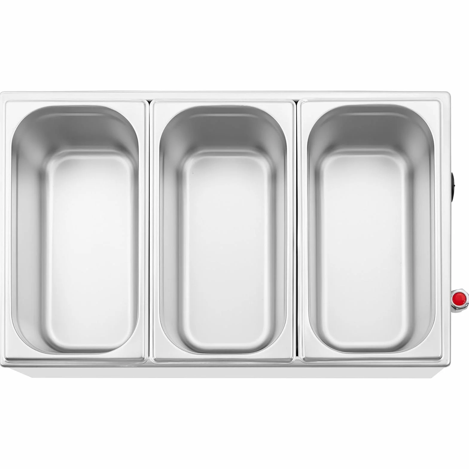 Royal Catering Baño María Profesional 600 W 3 x 5,5 L GN 1/3