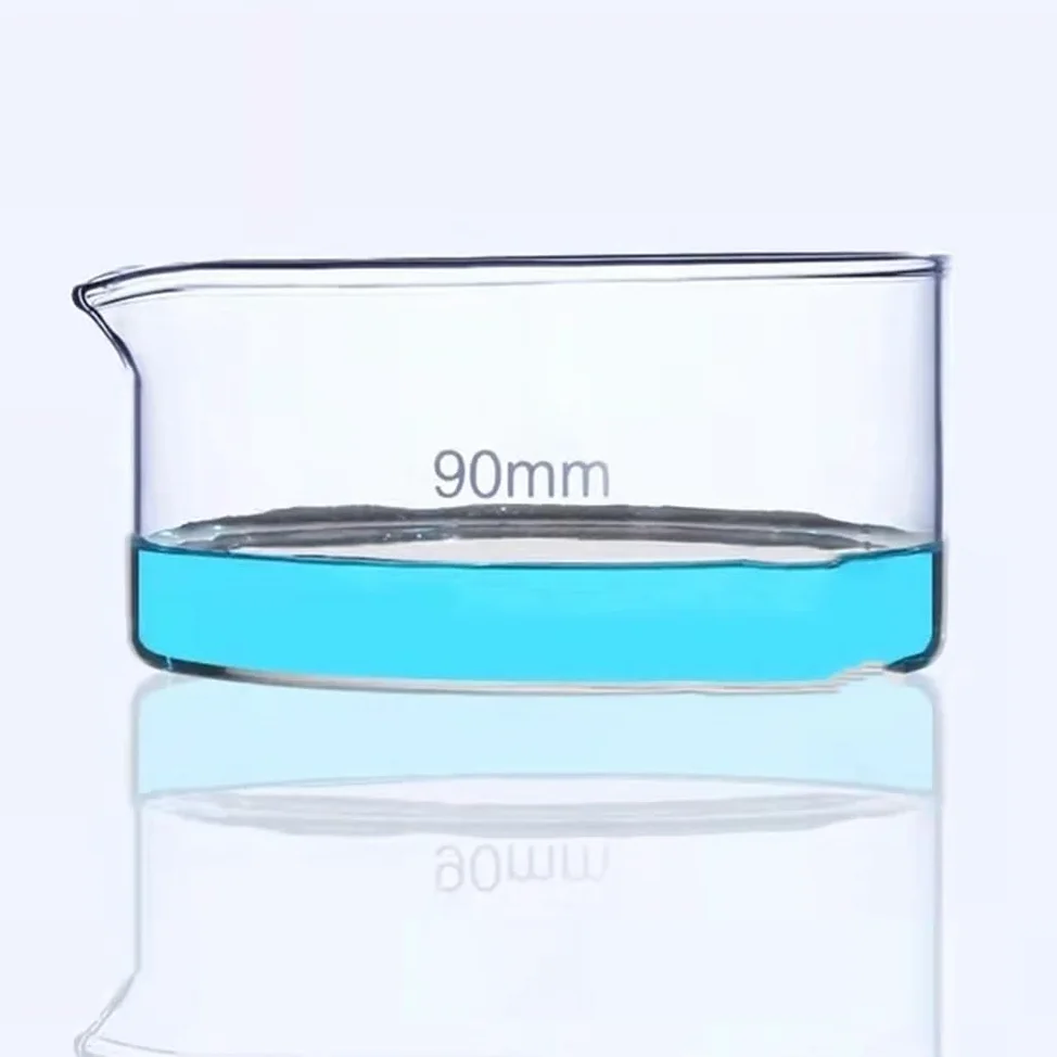 Equipos y suministros de laboratorio 1 cristalizador de vidrio borosilicato alta resistencia for laboratorio