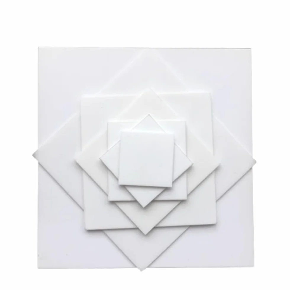 Placa de cerámica de nitruro de boro multiopción de 1 pieza, 50×50/100×100 mm × 5-30 mm,(100X100X5mm)