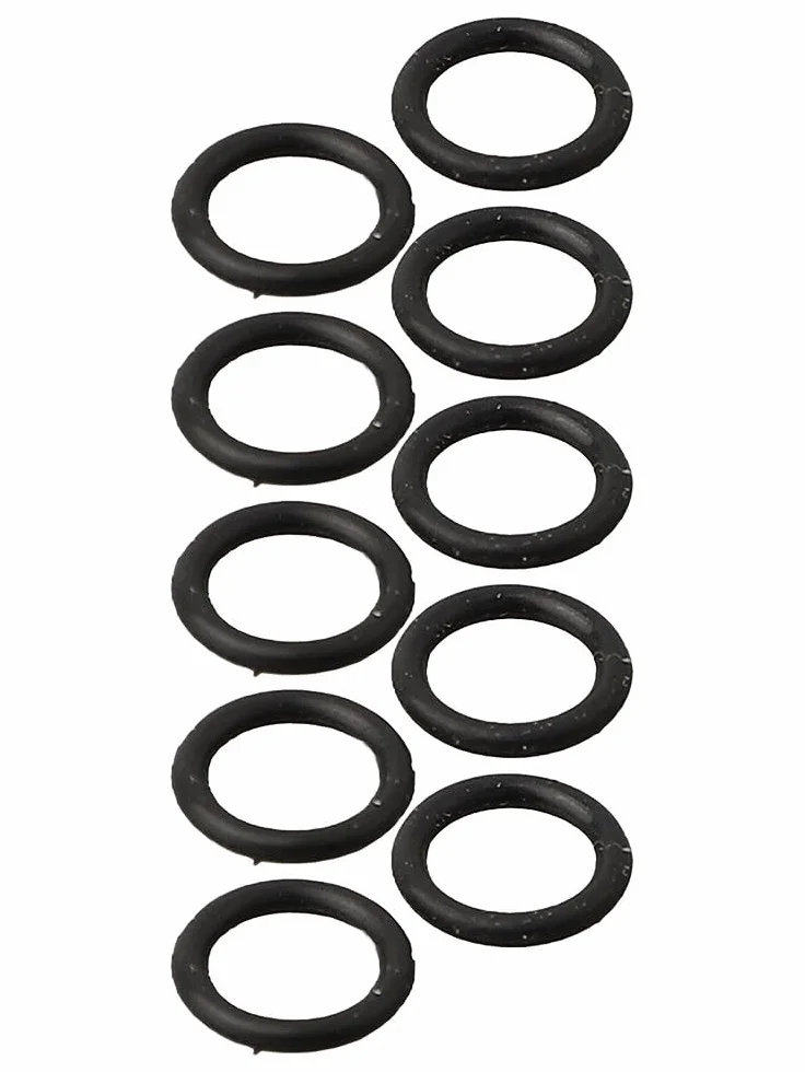 Juntas tóricas de goma para frenos hidráulicos de bicicleta, 10 anillos de sellado negros compatibles con Magura MT Series