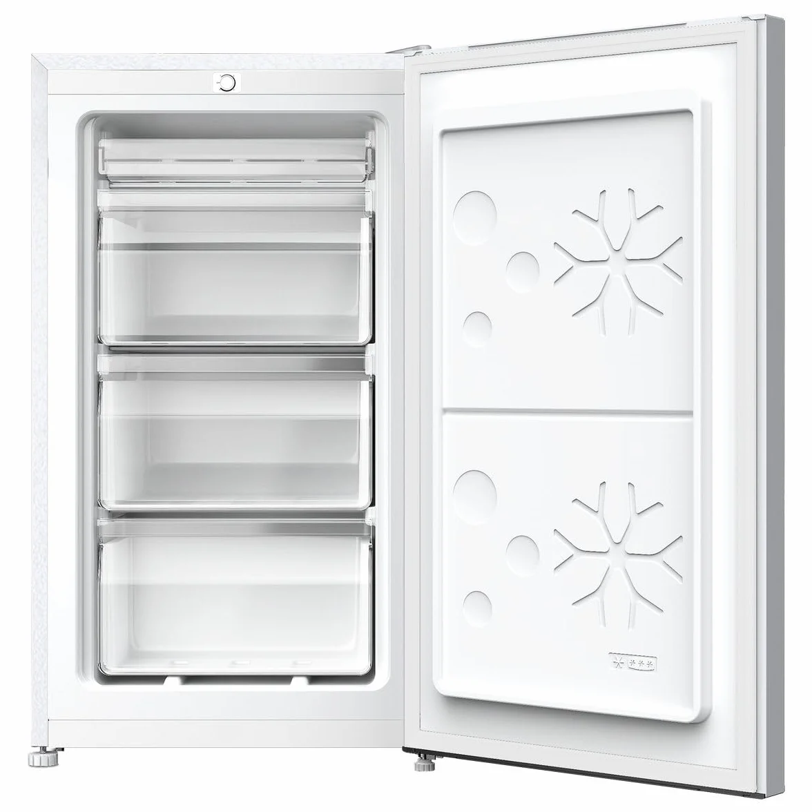 INFINITON Congelador Vertical CV-85L8BDL 64 Litros 85 cm Puerta Reversible Blanco