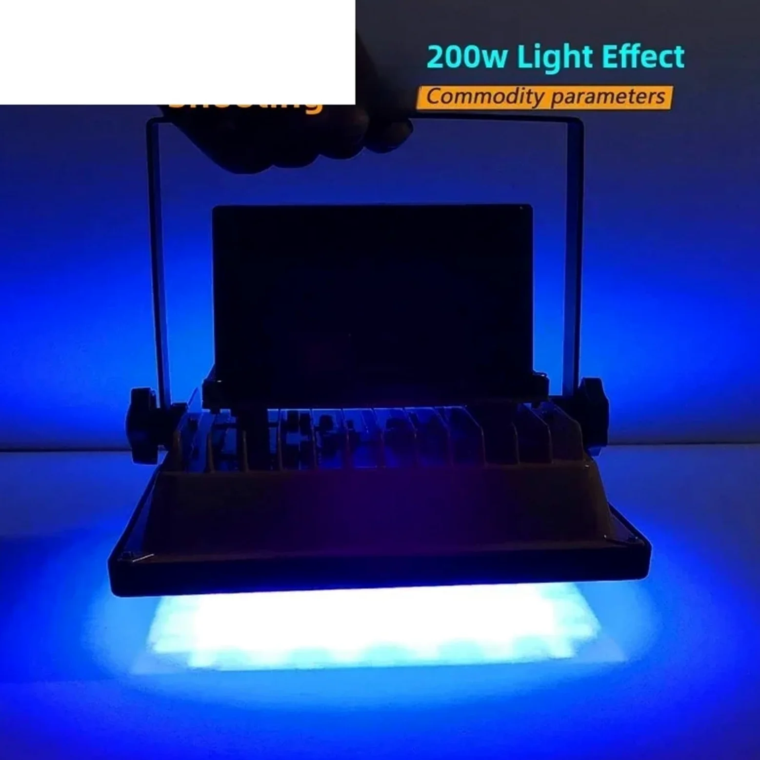 Lámpara de curado UV LED Lámpara UV de 200 W, 365 NM y 395, Recargable, curado rápido, portátil, for impresión 3D con Tinta Aceite Verde(395nm,60W)