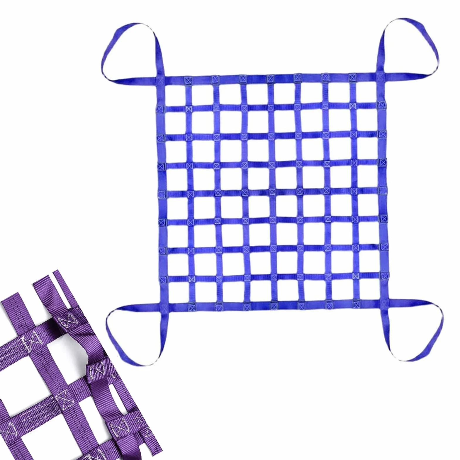 Red Para Levantar Cargas - Red De Elevación De Cuerda Resistente A La Abrasión, Correas De Manipulación De Materiales, Red De Elevación Del Muelle De Construcción ( Size : 4 X 4M/Mesh 15cm/Load 2.5t )