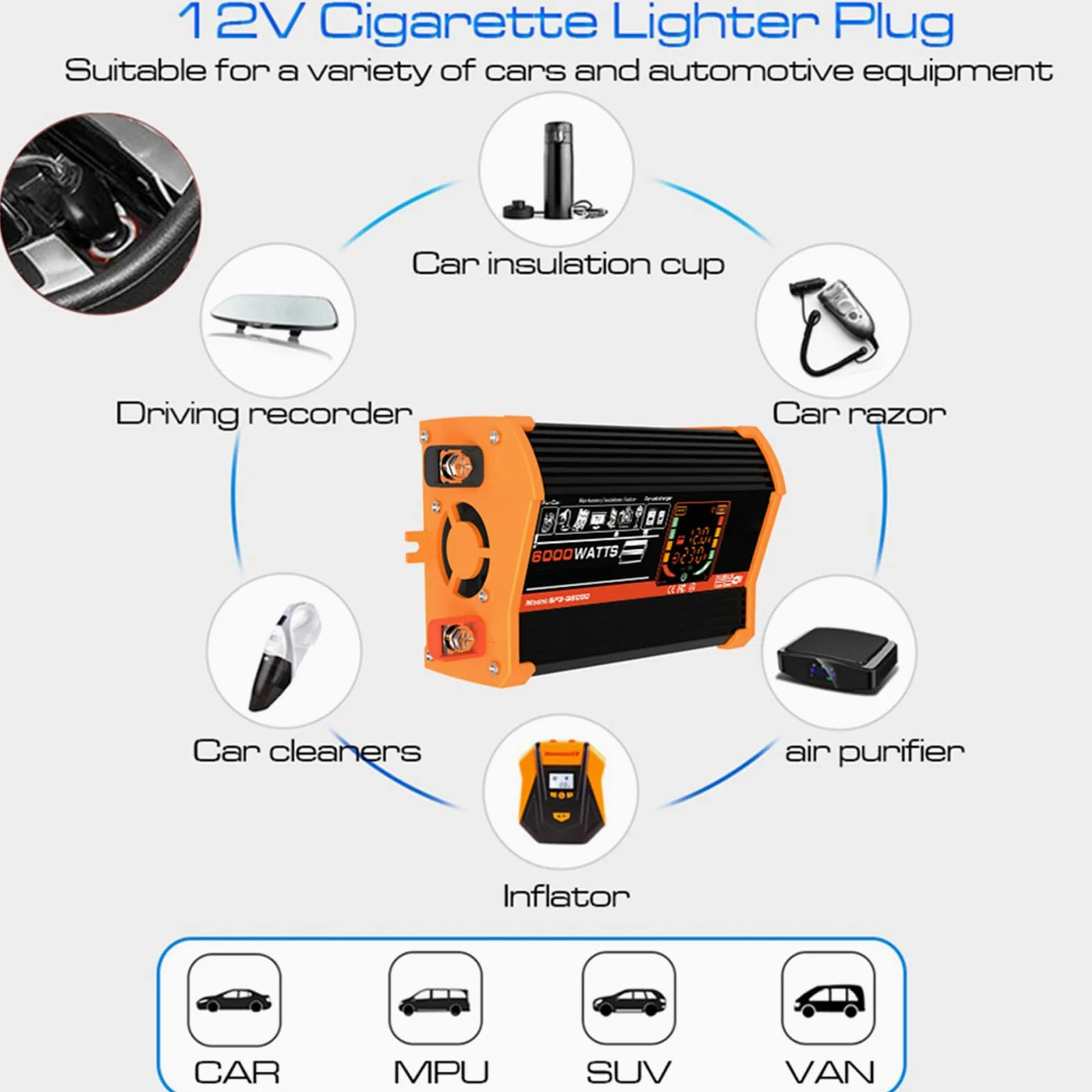 Generador Solar Con Paneles – Kit De Inicio Con Inversor Y Paneles Solares | Inversor De Coche Con Adaptador USB, Batería De Litio Portátil Para RV, Furgoneta, Camping, Viajes Por Tierra Y Aventu
