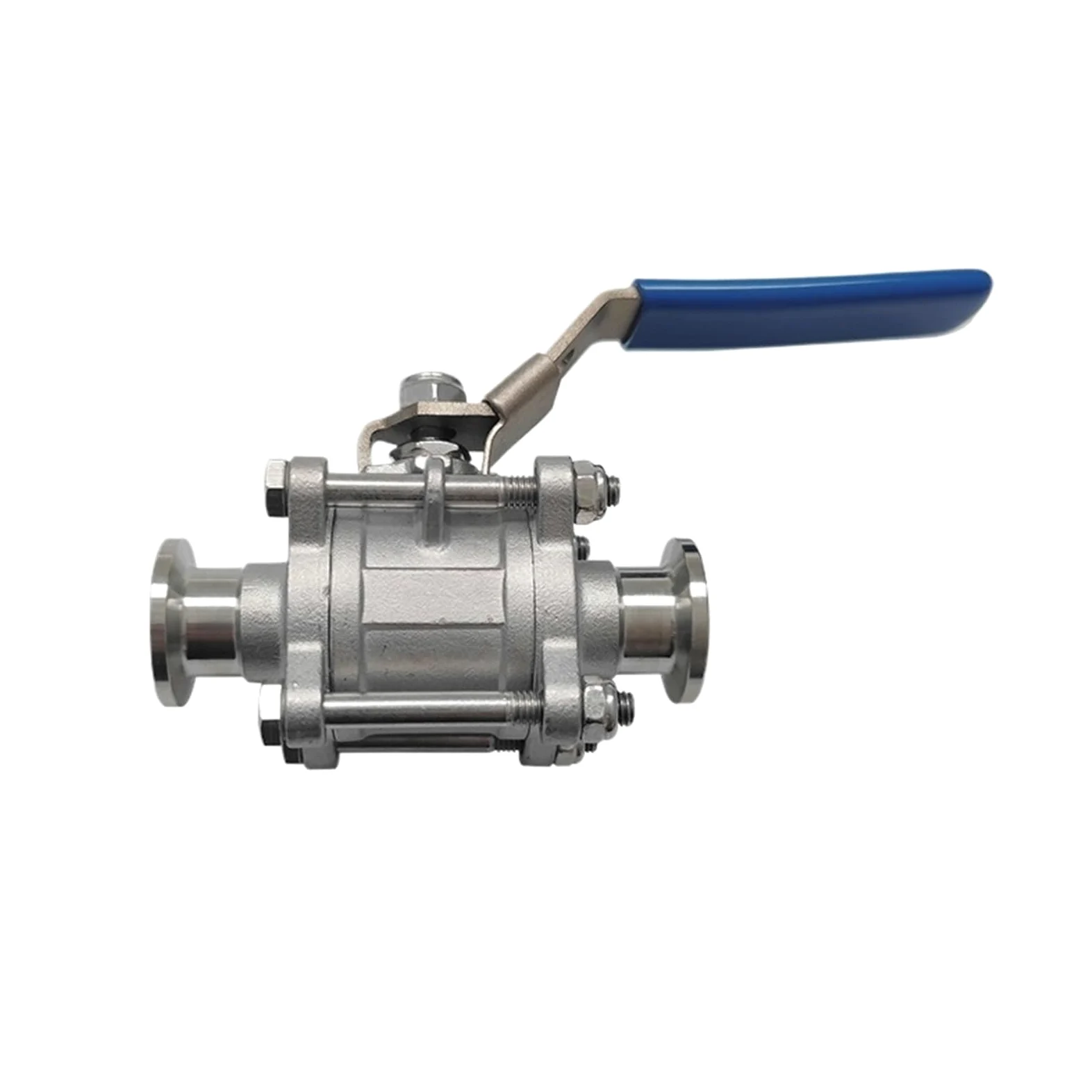 Válvula de bola manual de alto vacío de 3 piezas, brida KF16, KF25, KF40 y KF50, de acero inoxidable 304/316L, 1 unidad(KF-16,SS316L)