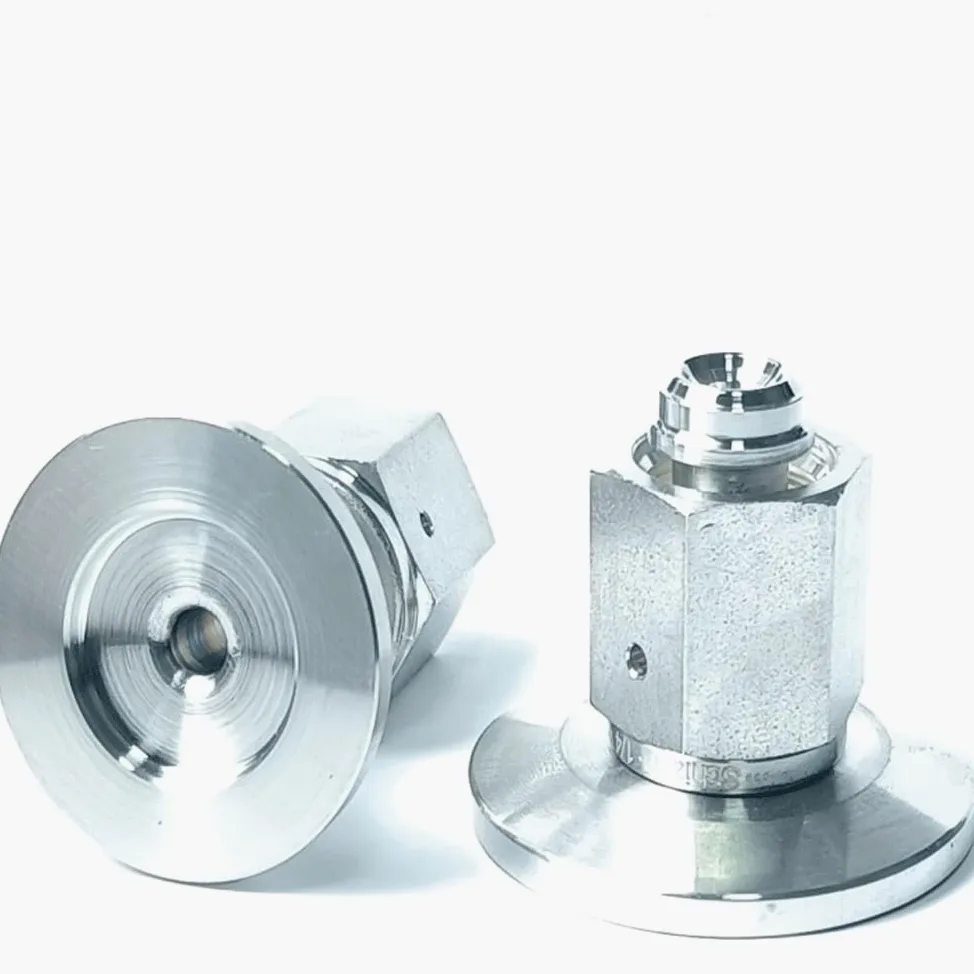 K16/25/40/50 To 1/4" 1/2" VCR Male Female Sus 316L Stainless Steel Pipe Fitting Coupler Union Connector(KF16 (OD30mm),1l4 Inch VCR Female) Brass Hose