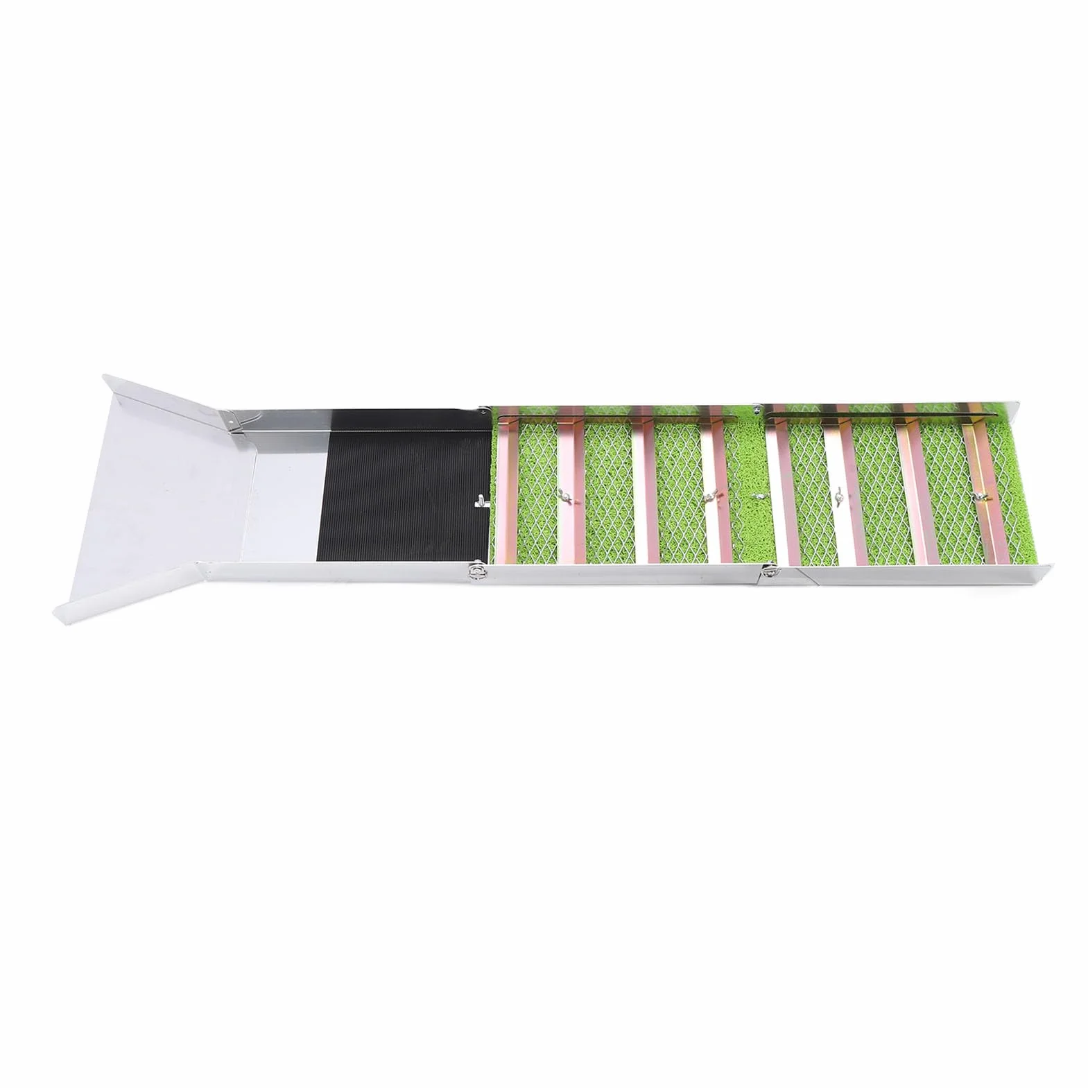 Caja de Esclusa Plegable de Aleación de Aluminio de 50 Pulgadas, Caja de Esclusa Portátil para Minería de Oro, Esclusa de Oro, Prospección de Oro para Ríos, Lavado de Oro, Dragado