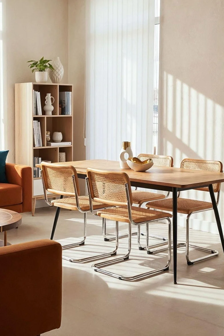 Regalos Miguel - Sillas Comedor - Silla Chrome Blony - Madera Natural