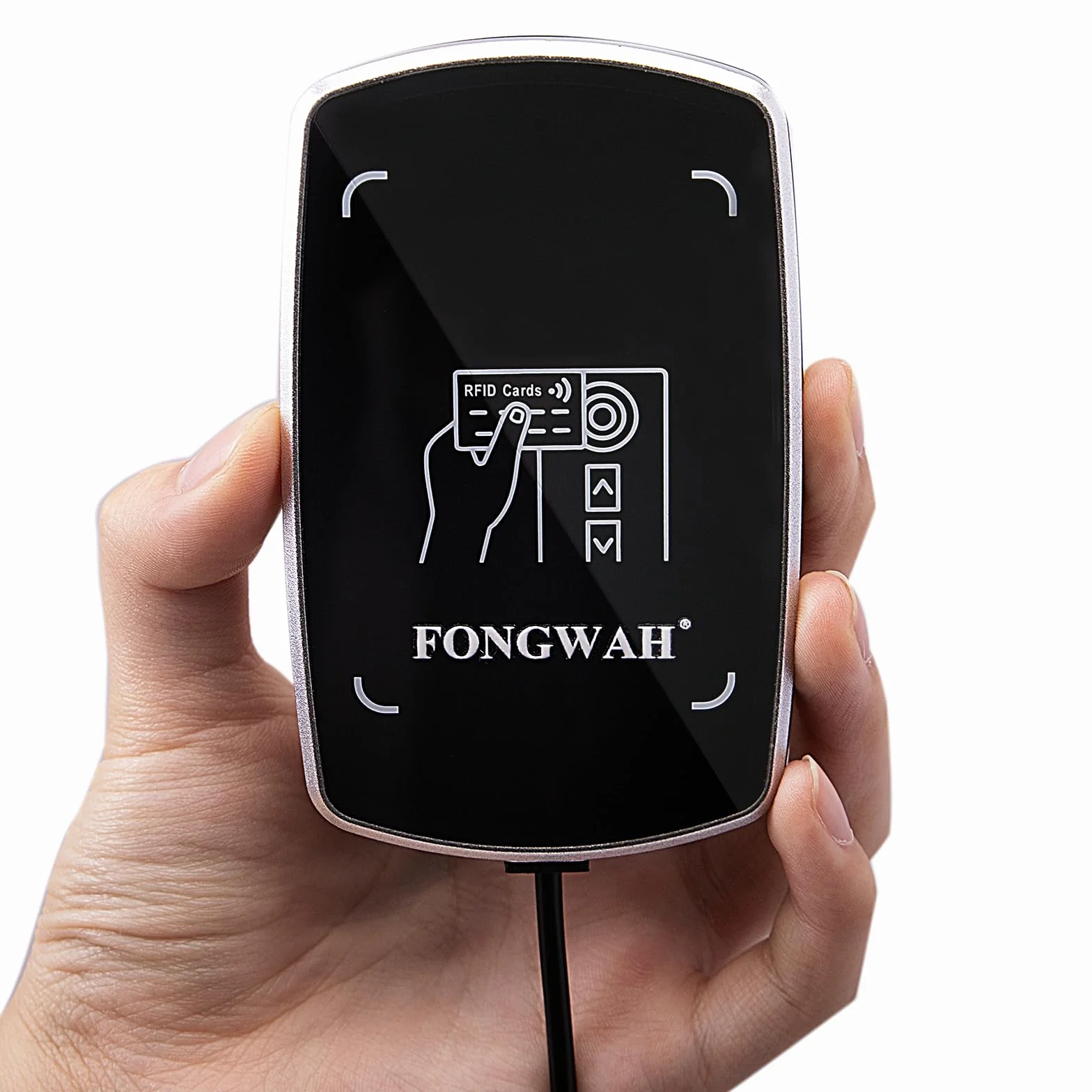 Lector de Tarjetas de identificación e IC RFID Fongwah, emulador de Teclado, 13,56 MHz y 125 KHz, Compatible con ISO 14443A/B, para Tarjetas NFC/S50/S70/Desfire/ID