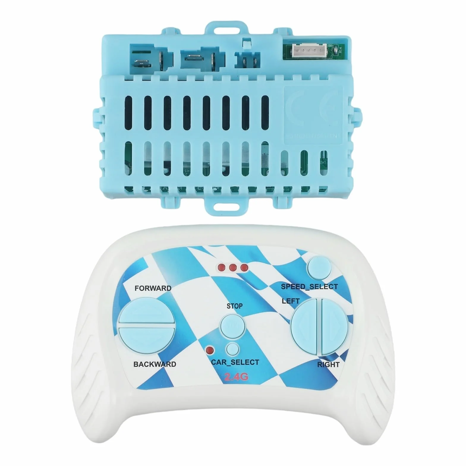Receptor 24V 5 pines para coche eléctrico infantil con mando a distancia 2,4G Bluetooth