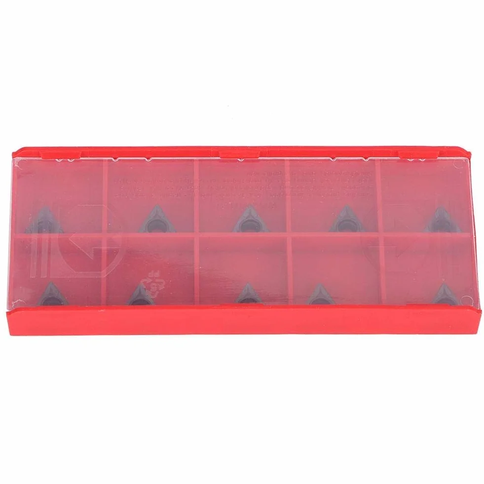 Walfront Insertos CNC TCMT110204 VP15TF Carburo 10 Piezas Herramienta Torneado Acero Inoxidable