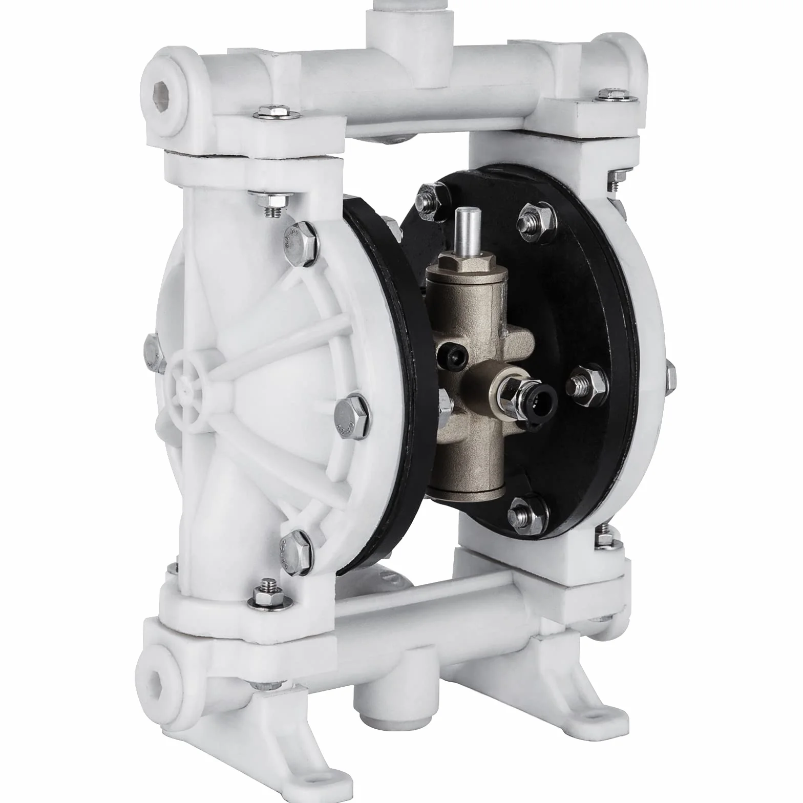VEVOR Bomba neumática de doble diafragma 13,2 GPM 120 PSI 12,7 mm PTFE para transferencia de fluidos
