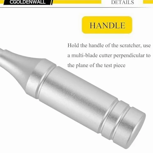 Kit de comprobador de adherencia, cuchillas de precisión para pruebas de revestimientos precisos, herramienta esencial para evaluación de adherencia de película de pintura en laboratorios