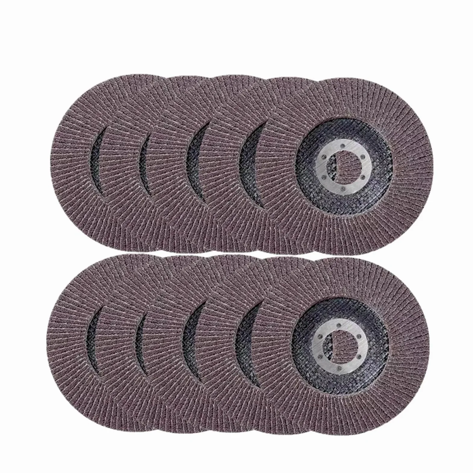 Discos de lija for pulir madera y metal, 10 unidades, 115 mm de apertura, 22,23 mm(115mm 60 Grit A)