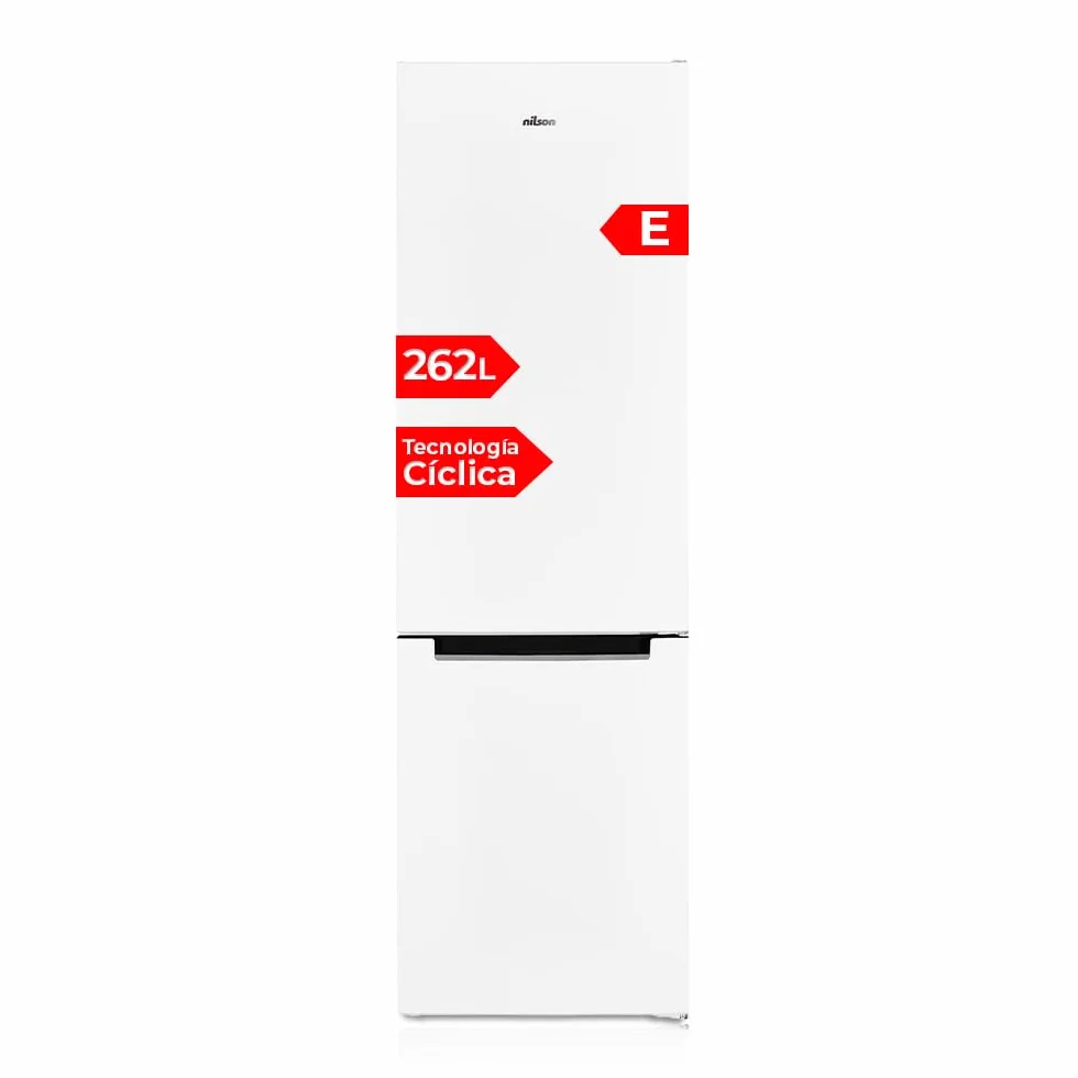 Nilson Frigorífico Combi 2 Puertas Blanco 262 L NC185500E Clase E