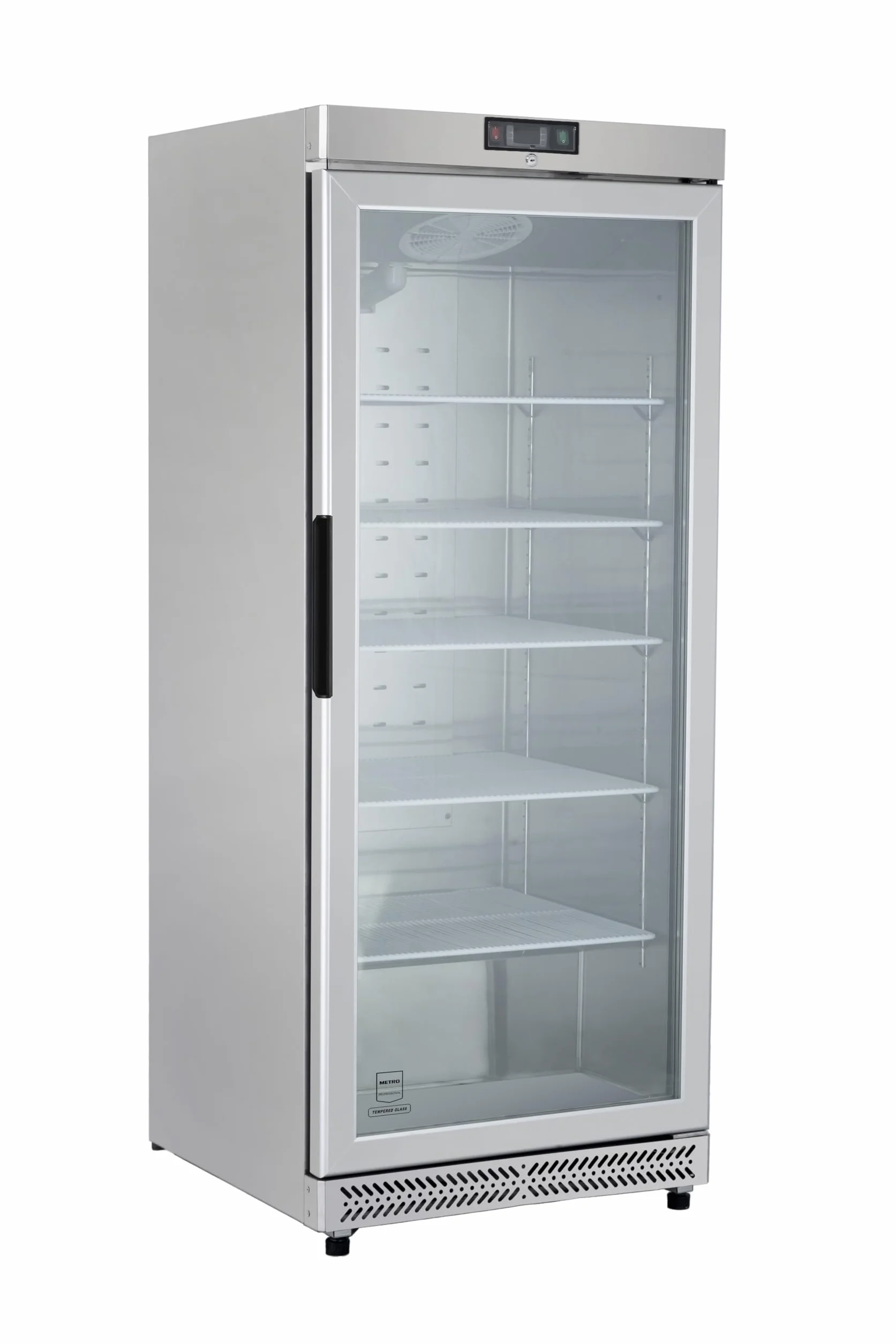 METRO Professional Congelador Vertical GFR6600SG 380 L 77.5x72x188.5 cm 5 Estantes Plata