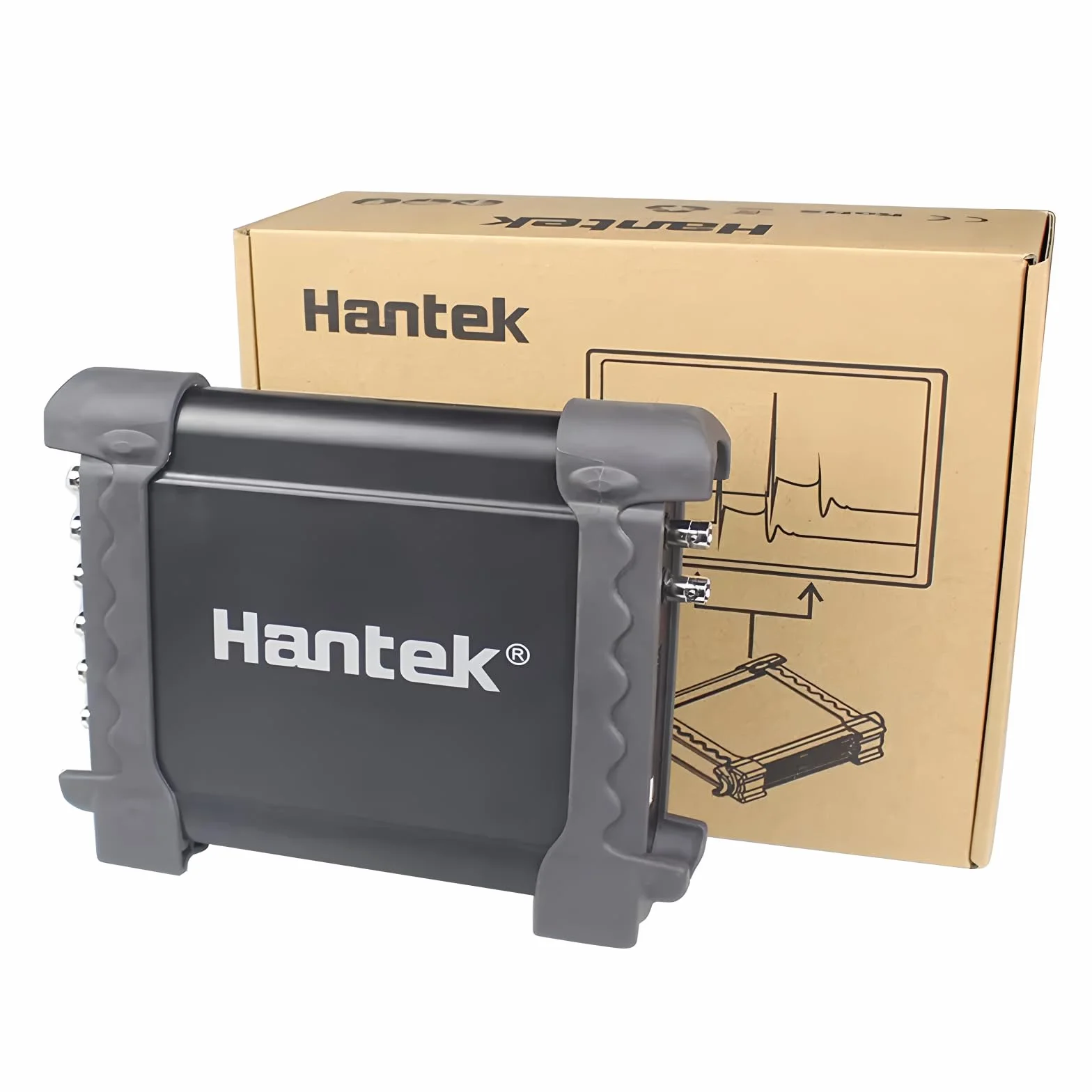 Hantek 1008C 8CH PC USB de diagnóstico automotriz DAQ programa multifunción generador osciloscopio