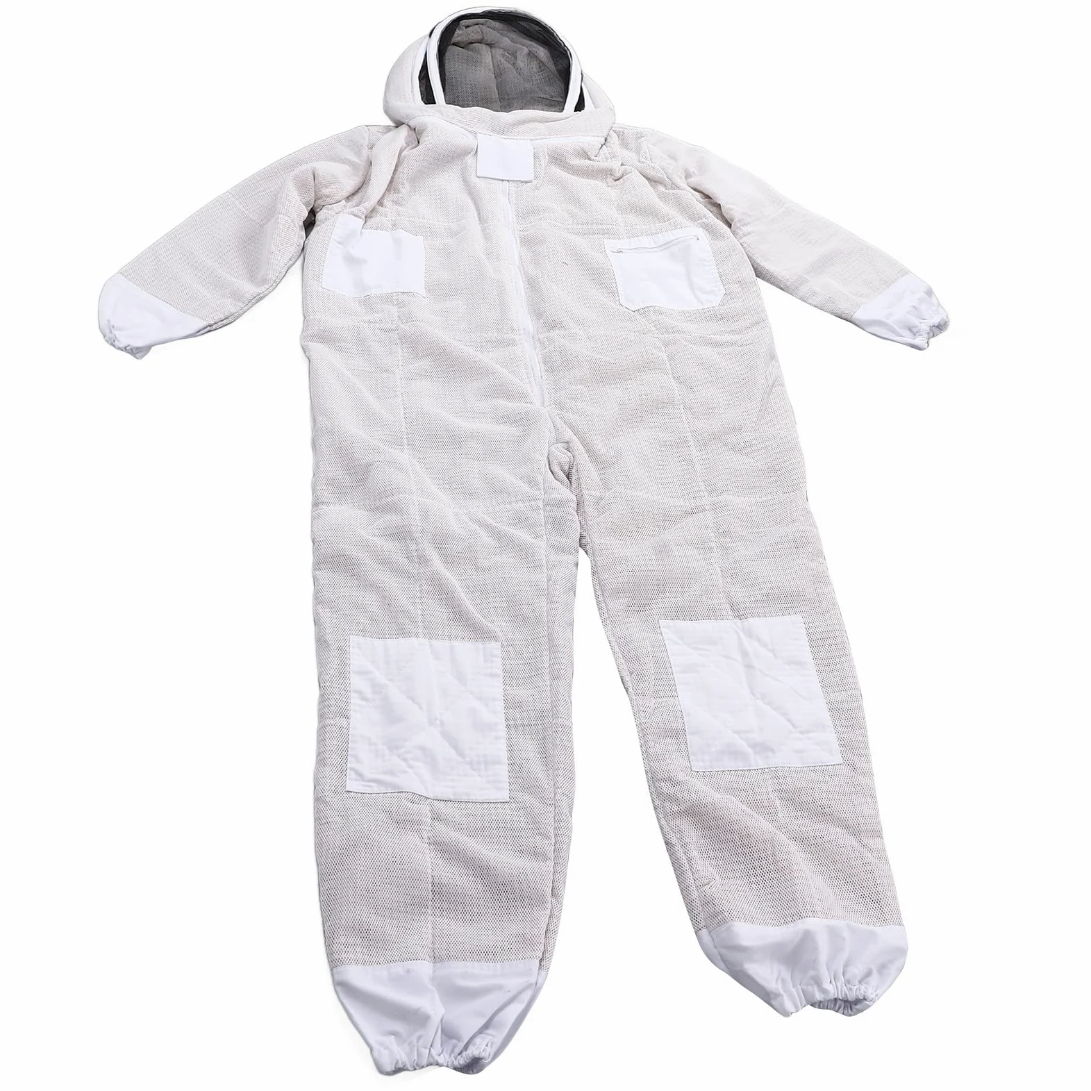 Traje de Abeja Siamesa Profesional para Apicultores, Traje Ventilado con Cremallera Cómodo y Transpirable para las Temporadas de Otoño e Invierno