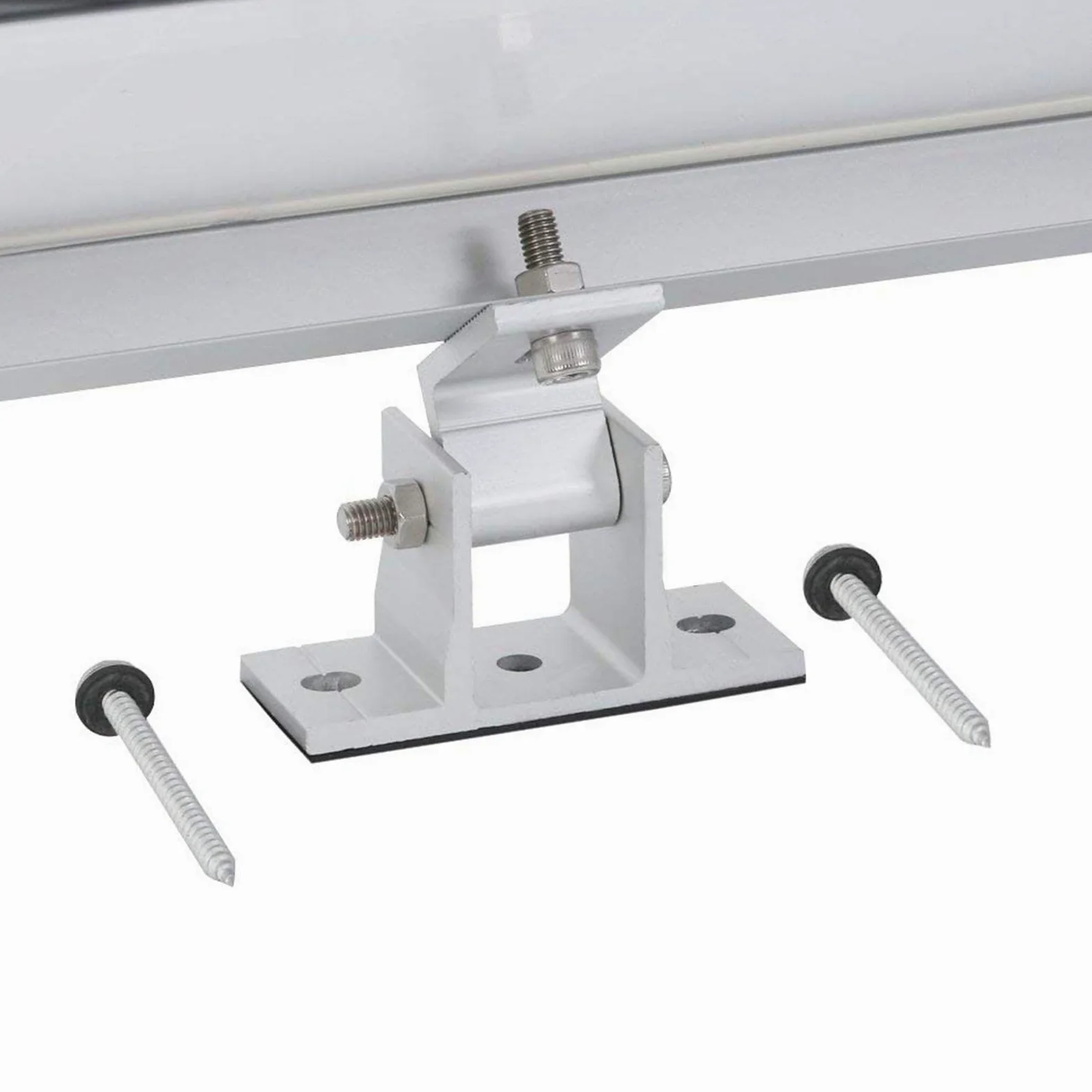 Kit de Montaje para Paneles Solares Estructura Ajustable de Aleación de | Kit Montaje Techo Paneles Solares con Ángulo Ajustable 15-30 Grados Para Exterior Techo Suelo