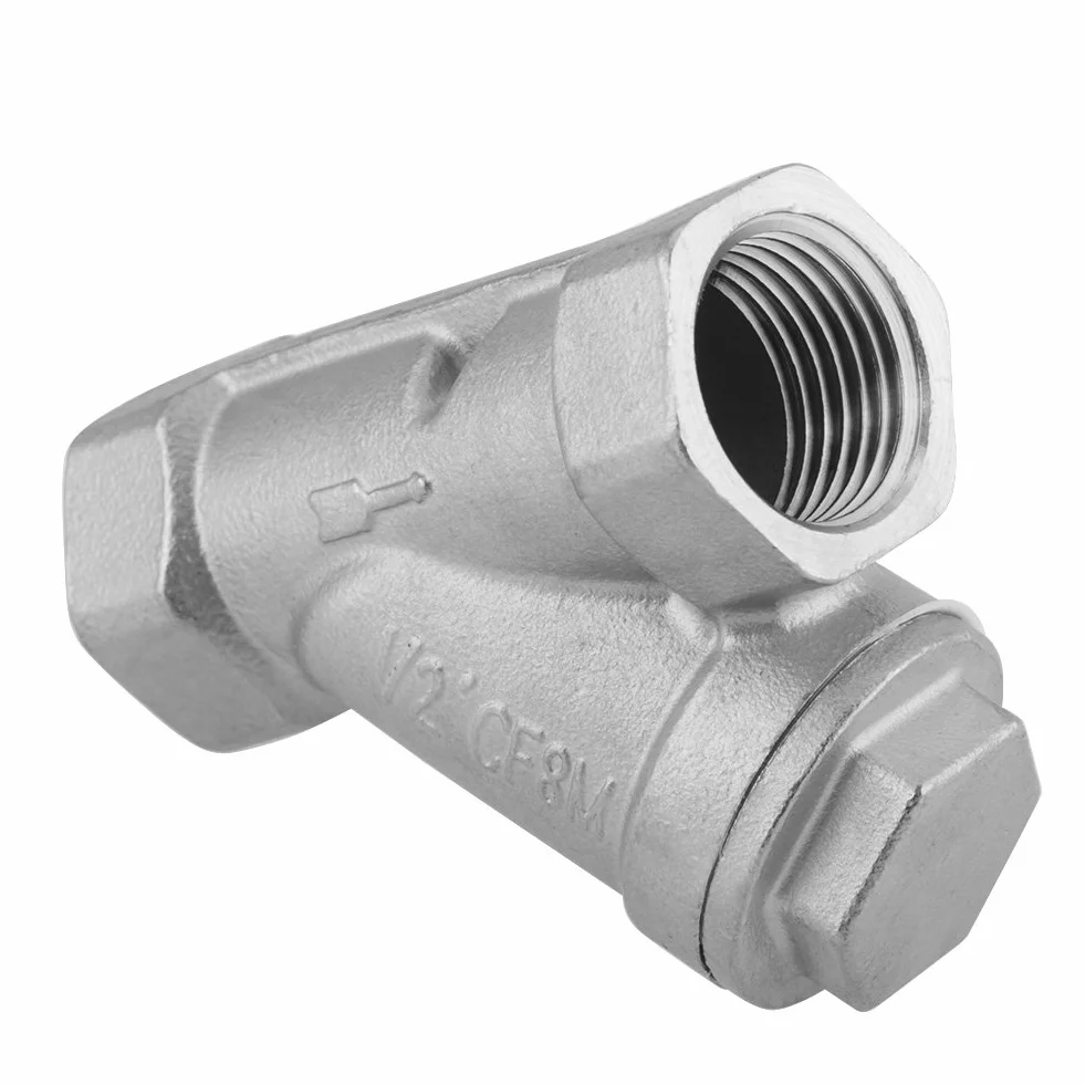 Colador Acero Inoxidable Malla DN15 NPT 1/2 Agua Aceite Gas