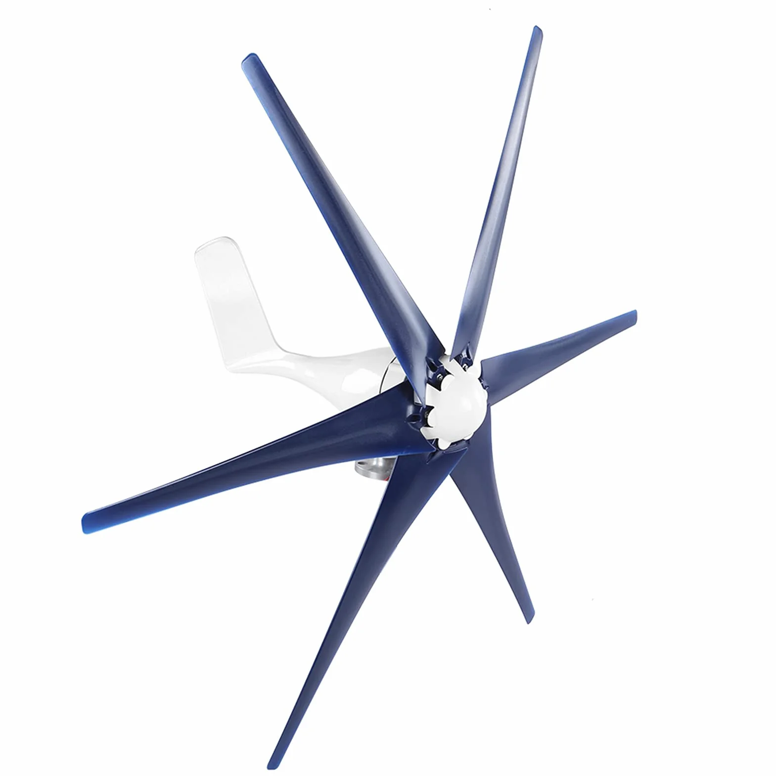 Eujgoov Generador de Turbinas de Molino de Viento de 800W con Controlador de Carga para Eólico Solar Híbrido(12V-Azul)