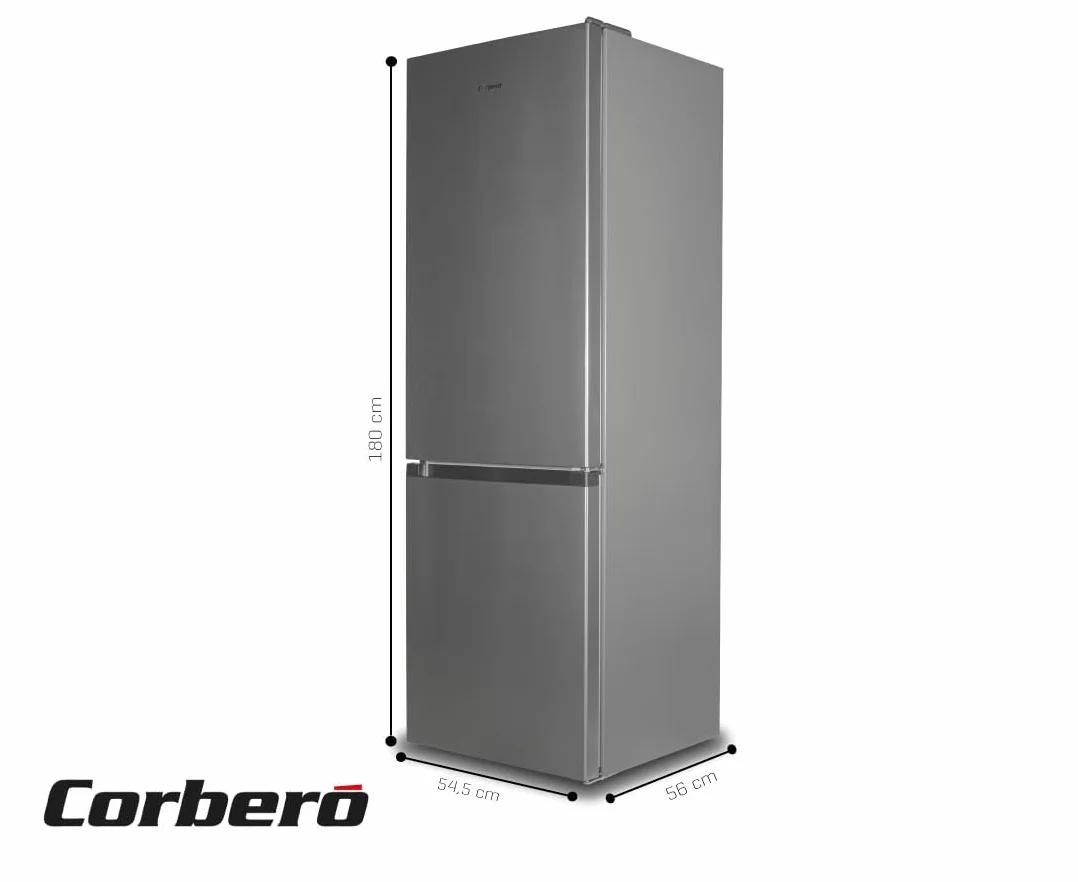 Corbero Frigorífico Combi Estático CCH1824EX 262L 180cm Inox