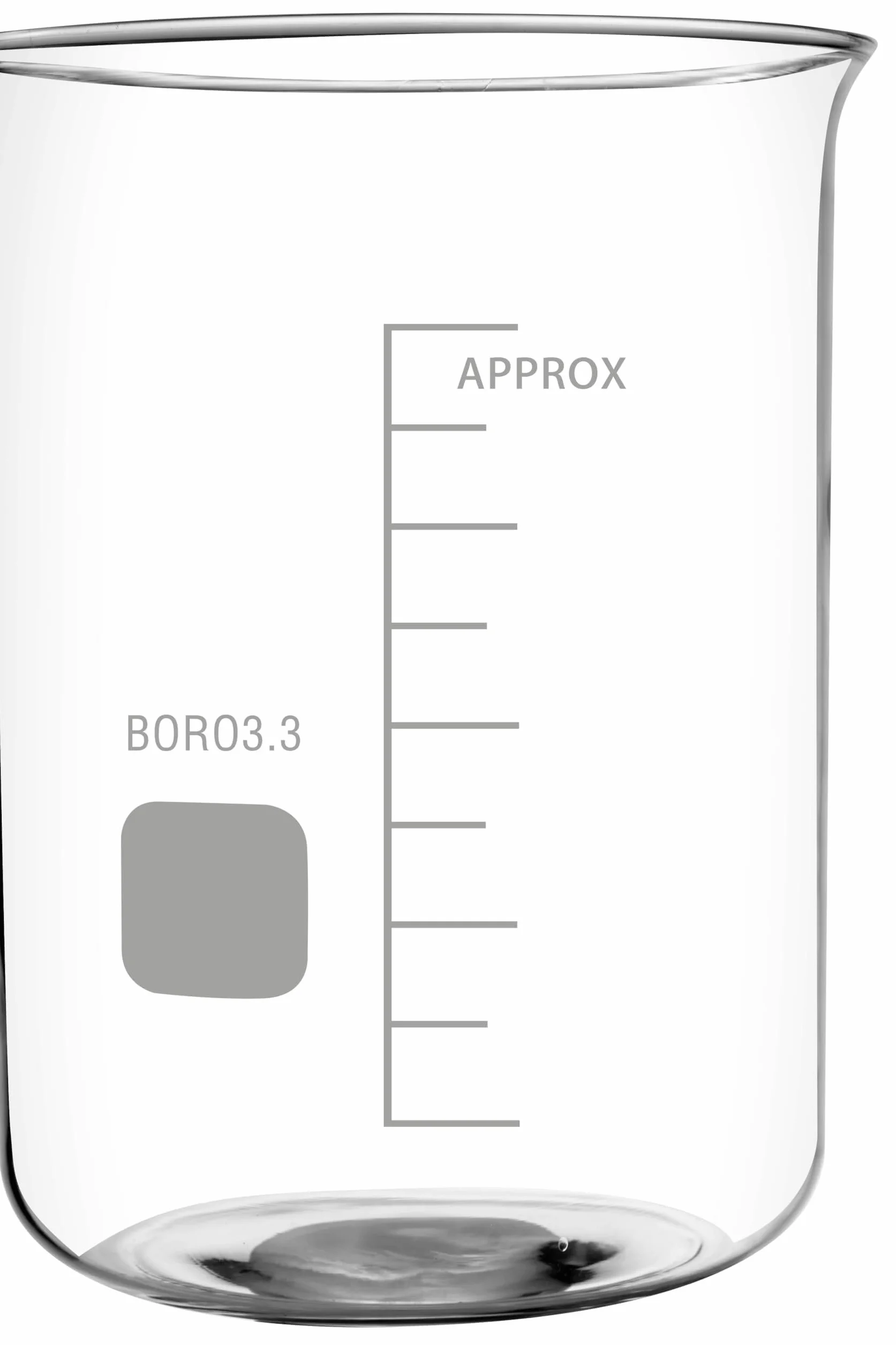 Vaso de Medición de Vidrio Borosilicato 3.3 - Resistente al Calor, Graduado para Laboratorio y Cocina, 50ml 100ml 250ml(500+1000ml)