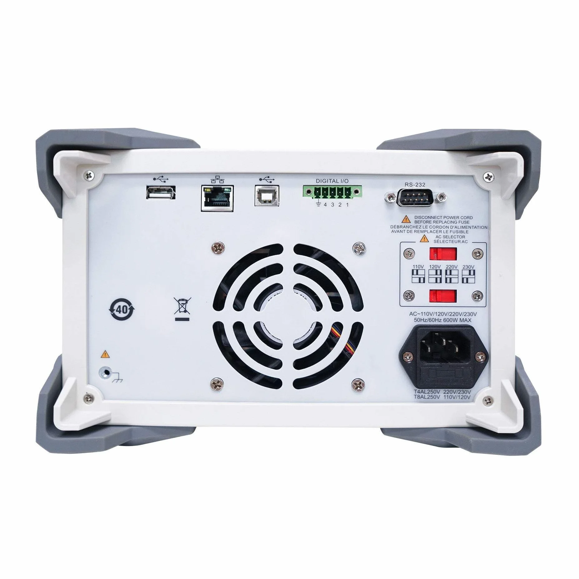 Uni-T UDP3305S-E - Fuente de alimentación de Laboratorio Lineal programable DC con 4 Canales, 328 W, resolución de 10 mV, 1 mA; Voltaje: <0,3%+20 mV de Corriente<0,2%+5 mA de precisión de Ajuste