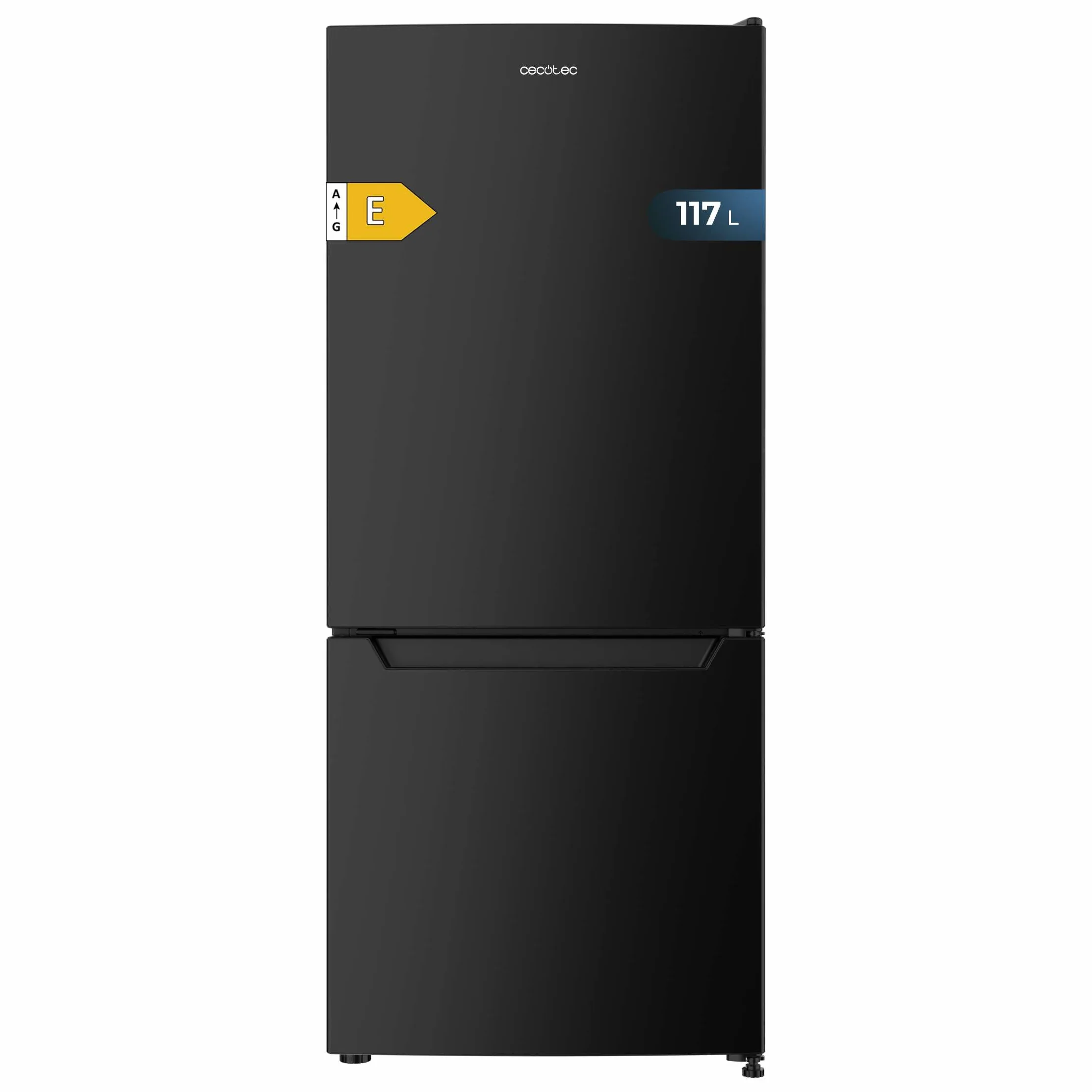 Cecotec Bolero CoolMarket Combi 117 DF Black E Frigorífico Combi No Frost 117L Defrost Clase E Fast Freezing
